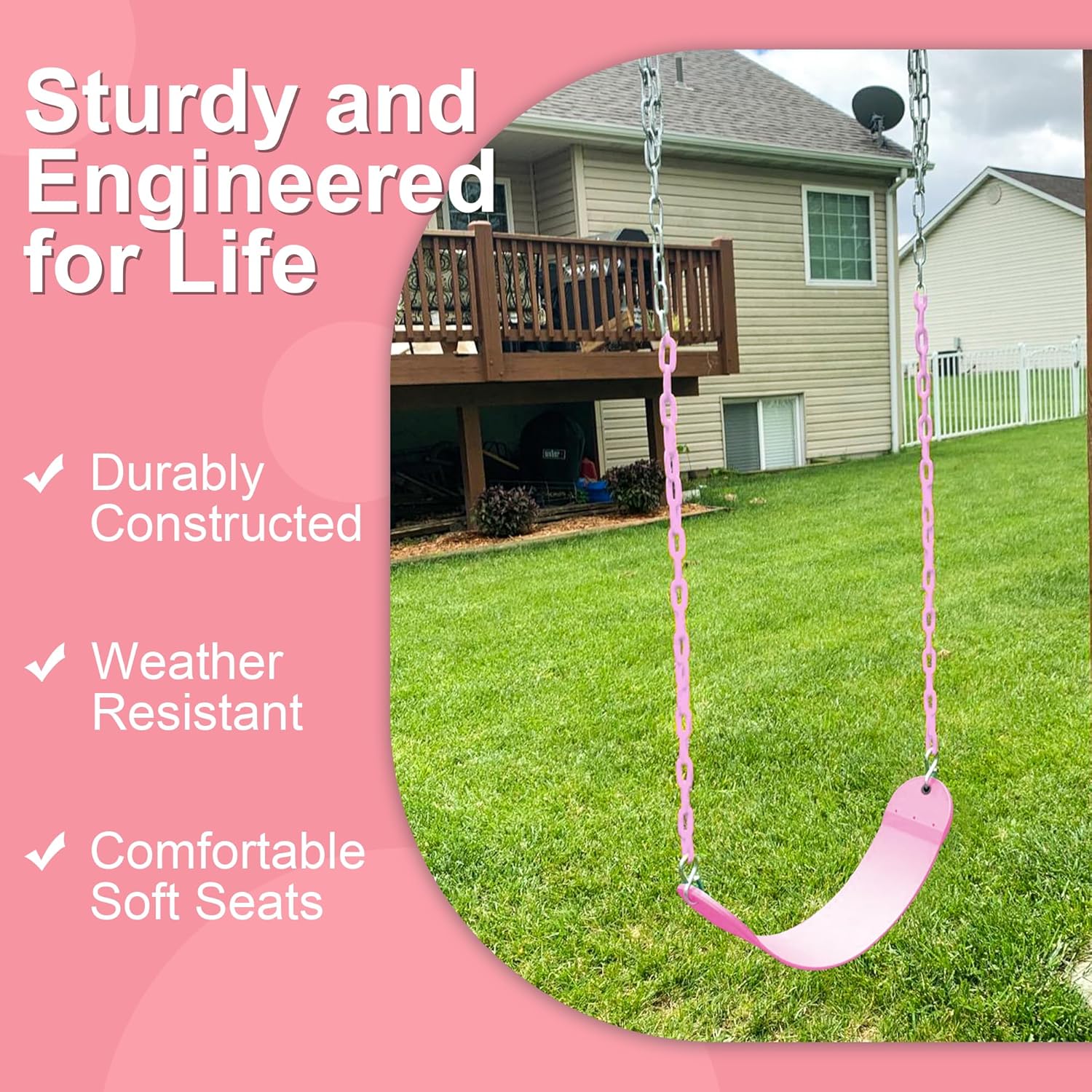 Pink Swing Seat