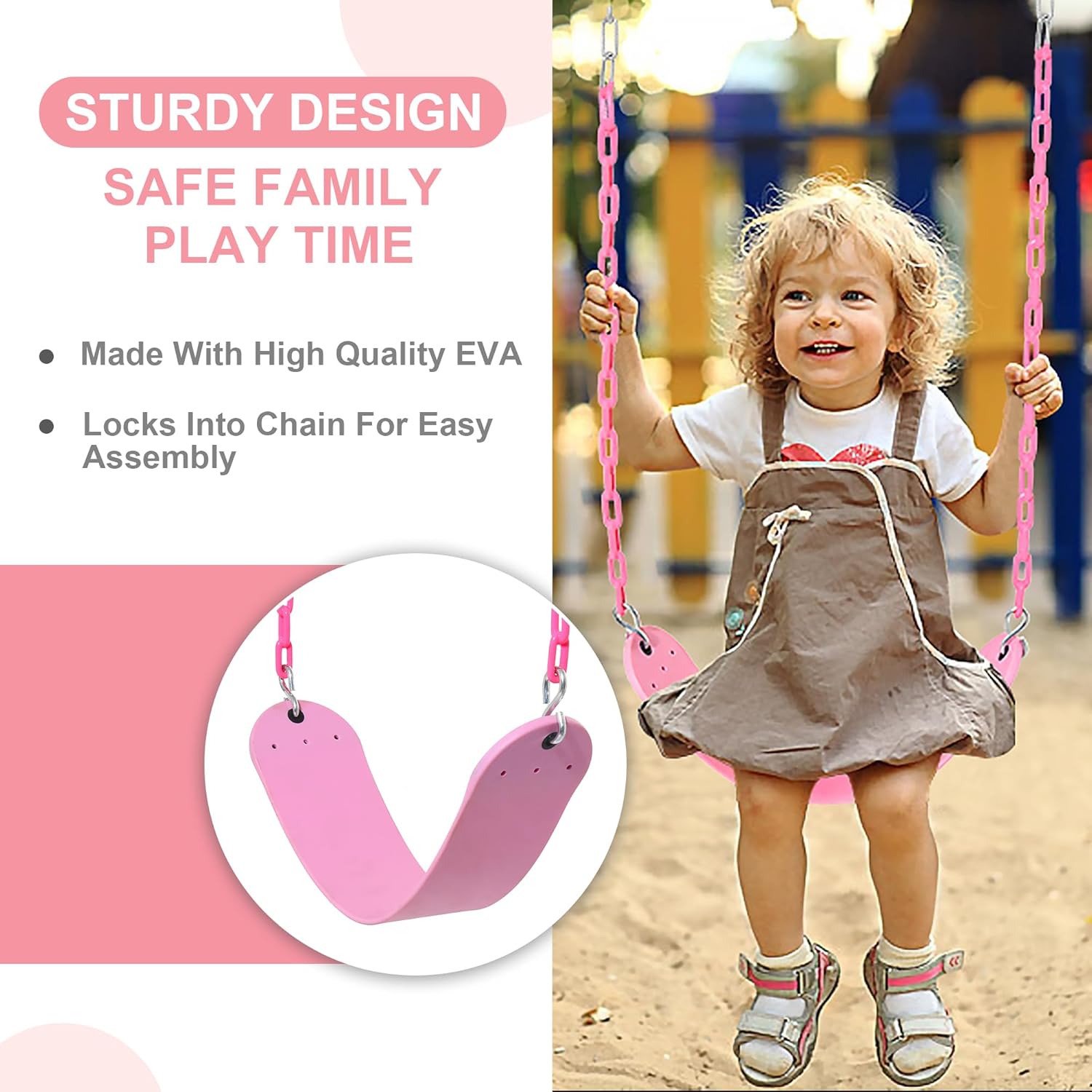 Pink Swing Seat