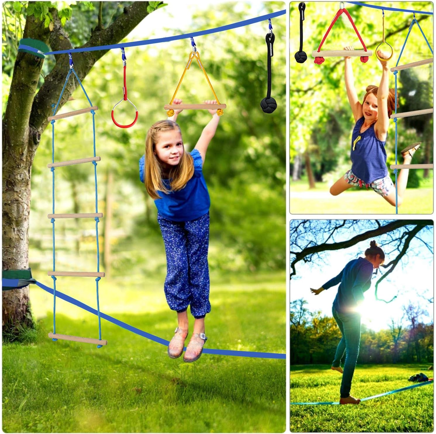 Obstacle Course Kids Backyard