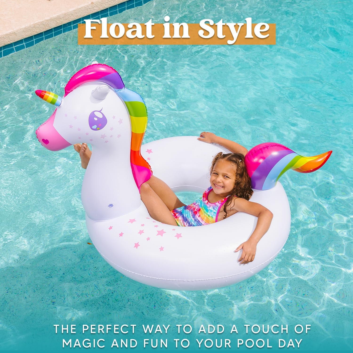 2 Pack Flamingo Unicorn Pool Pontoon Boat