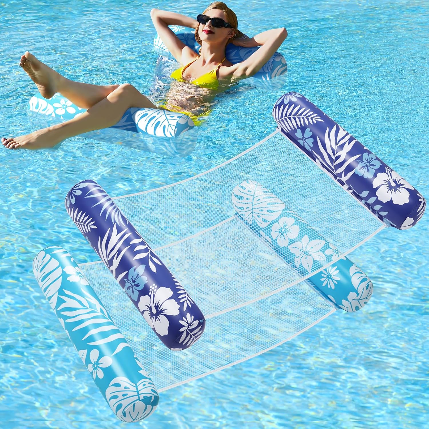 Pool Pontoon - 2 Piece, 4 in 1 Pool Pontoon Hammock