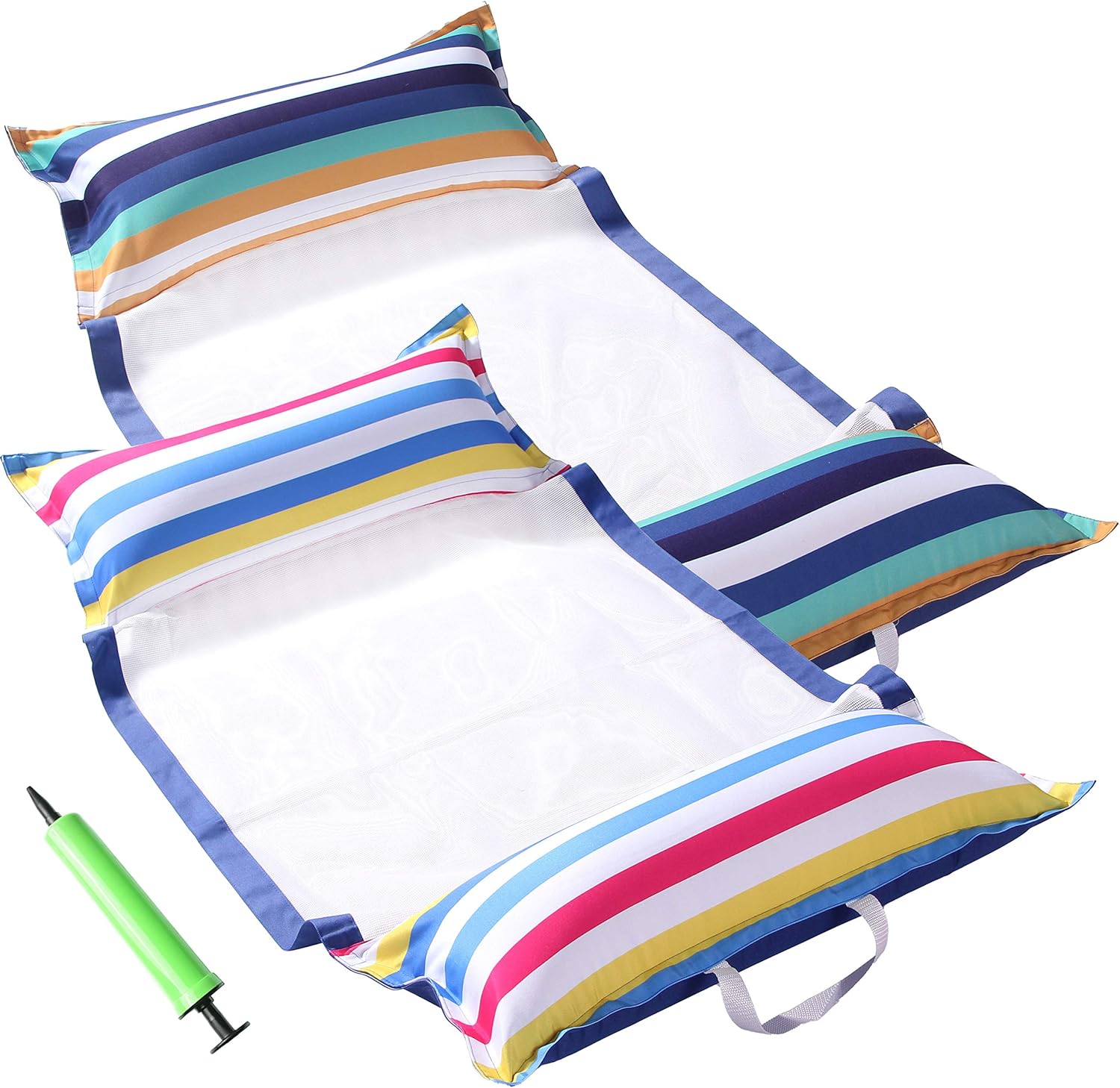 Pool Hammock, Size XL, 2 Pack Inflatable Water Pontoon
