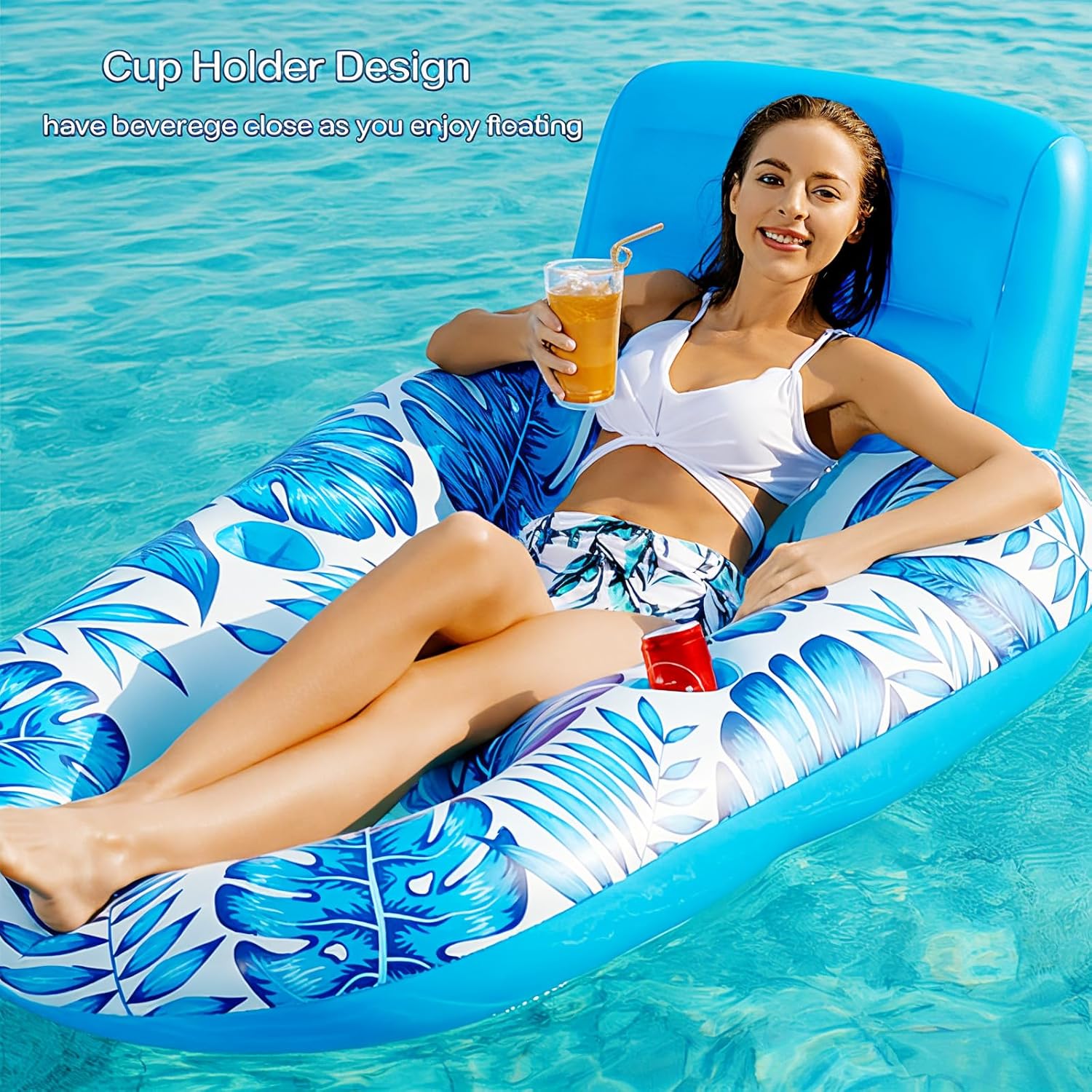 Adult Pool Lounger Pontoon Boat