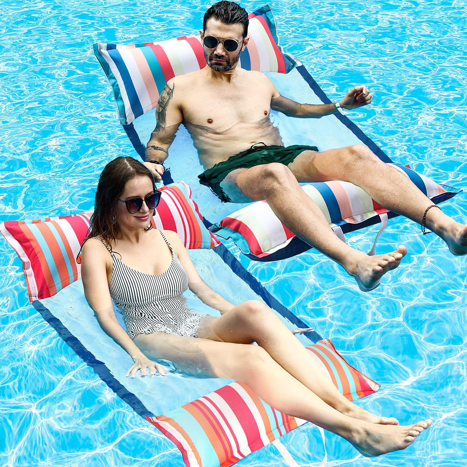 2 Pack XL Fabric Pool Hammock