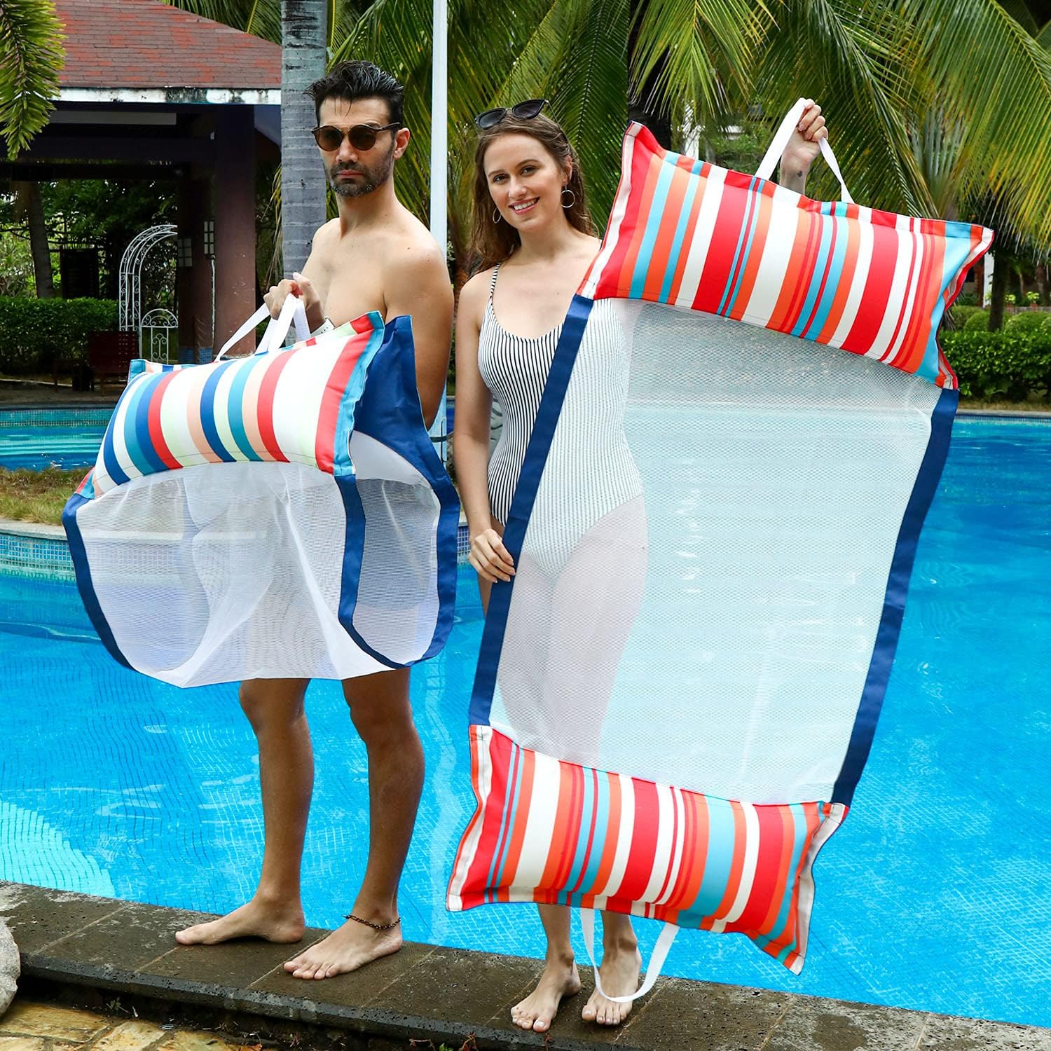 2 Pack XL Fabric Pool Hammock