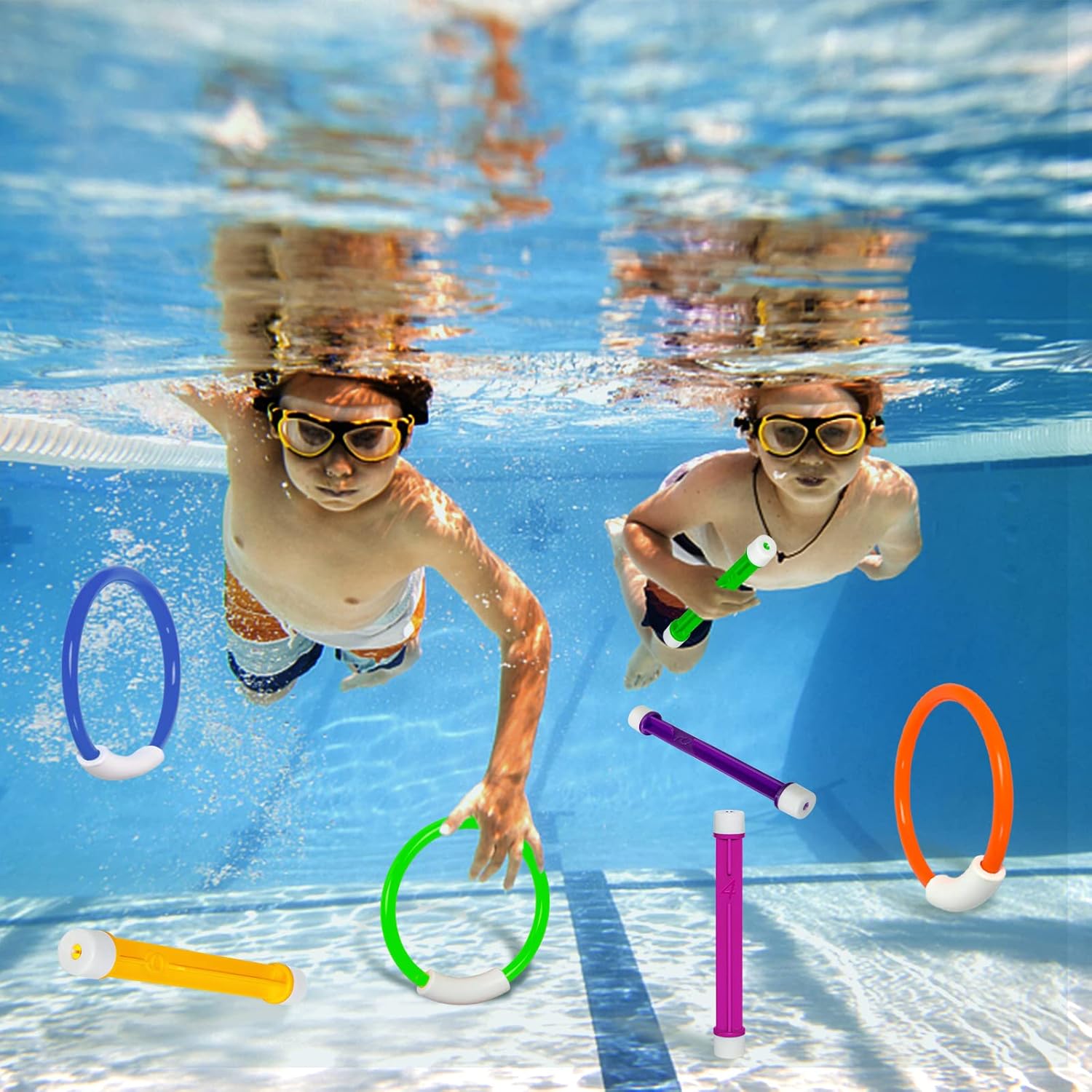 Underwater Pool Toys for 4-8 Years