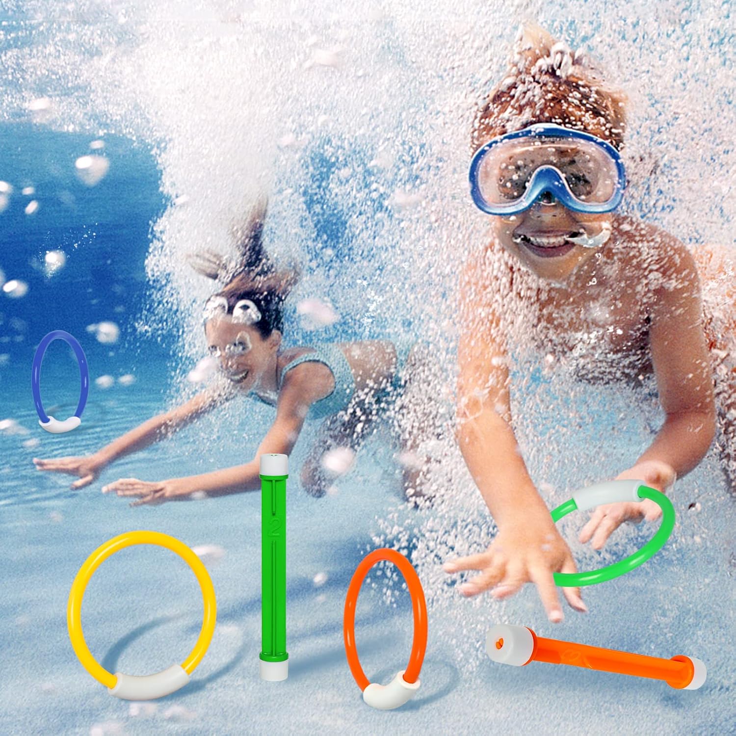Underwater Pool Toys for 4-8 Years