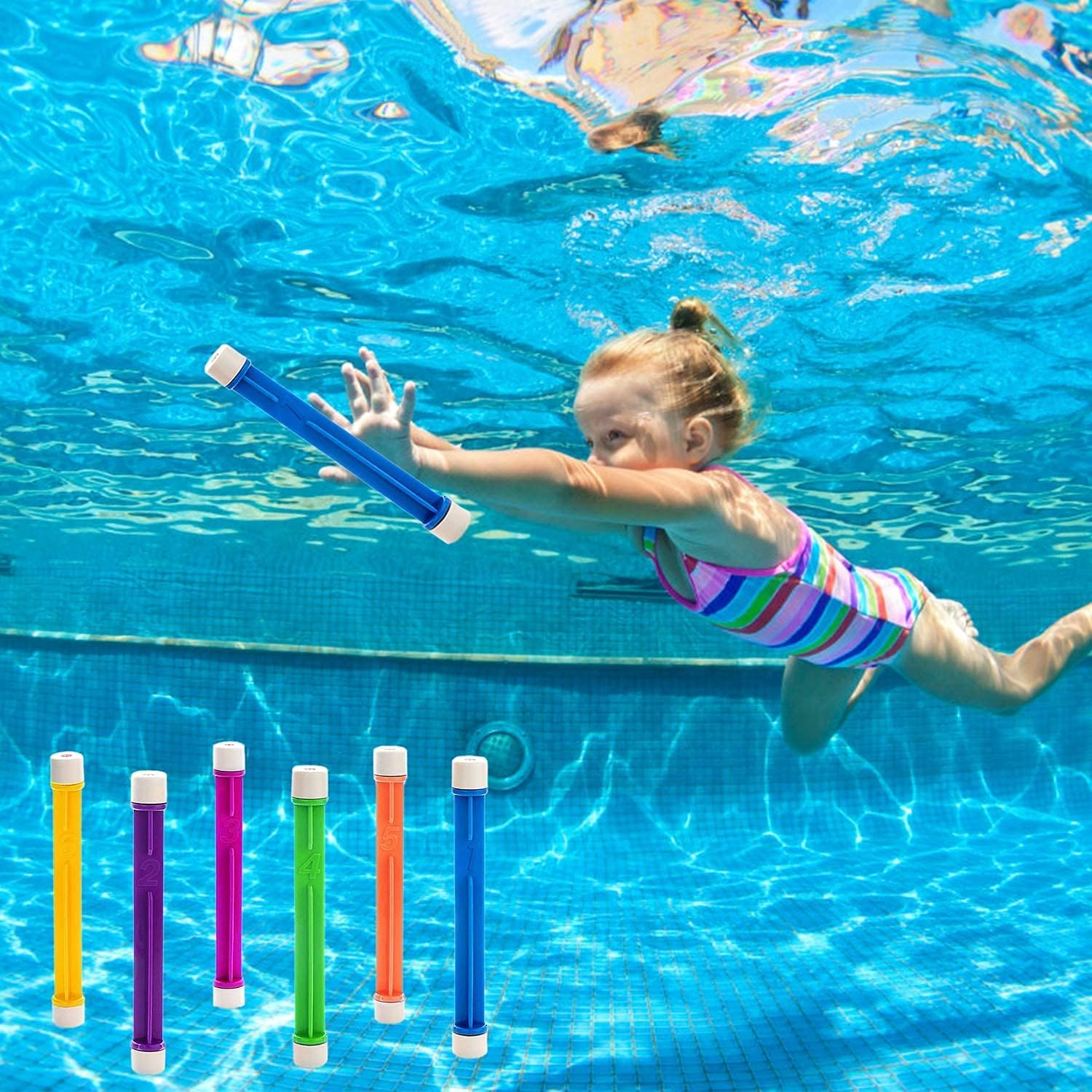 Underwater Pool Toys for 4-8 Years