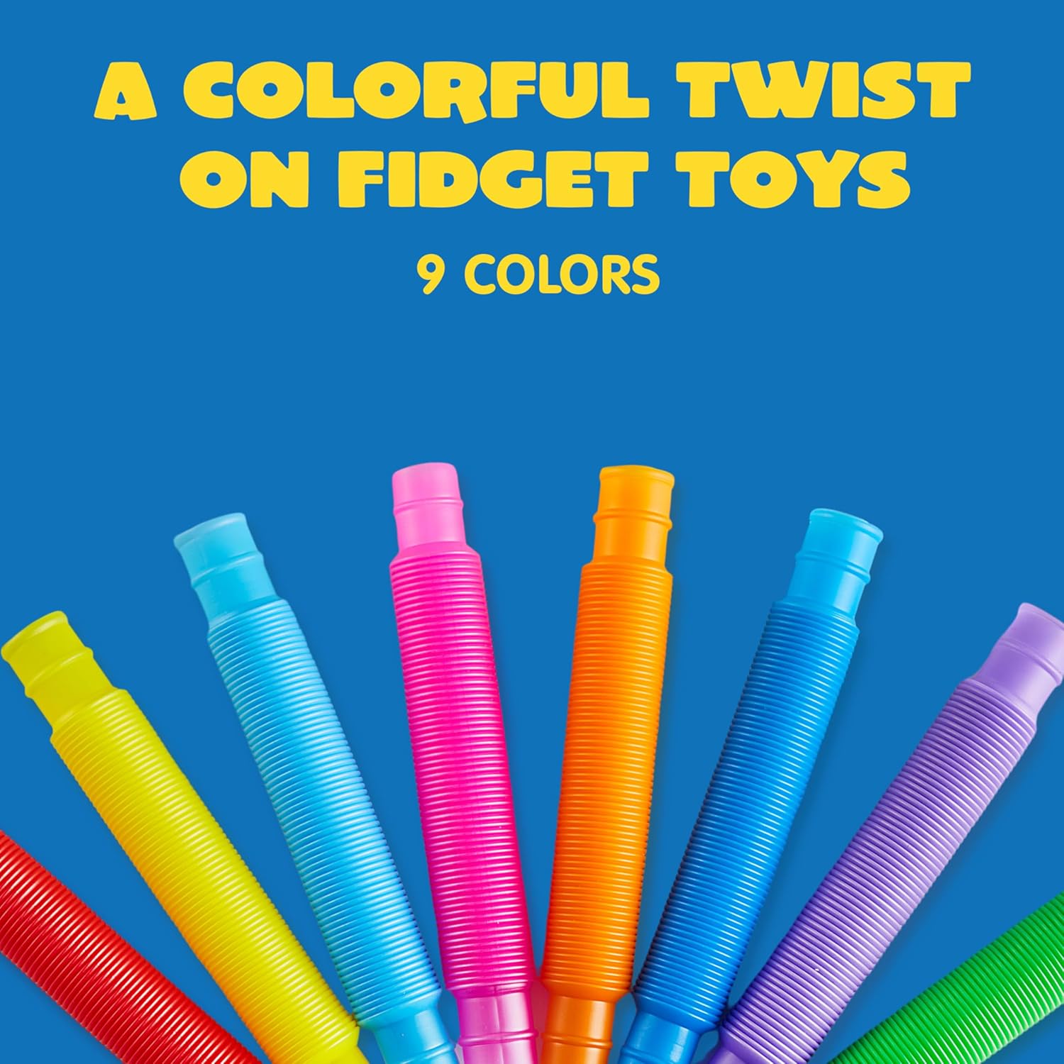18 Pack Pop Tubes, Sensory Toys