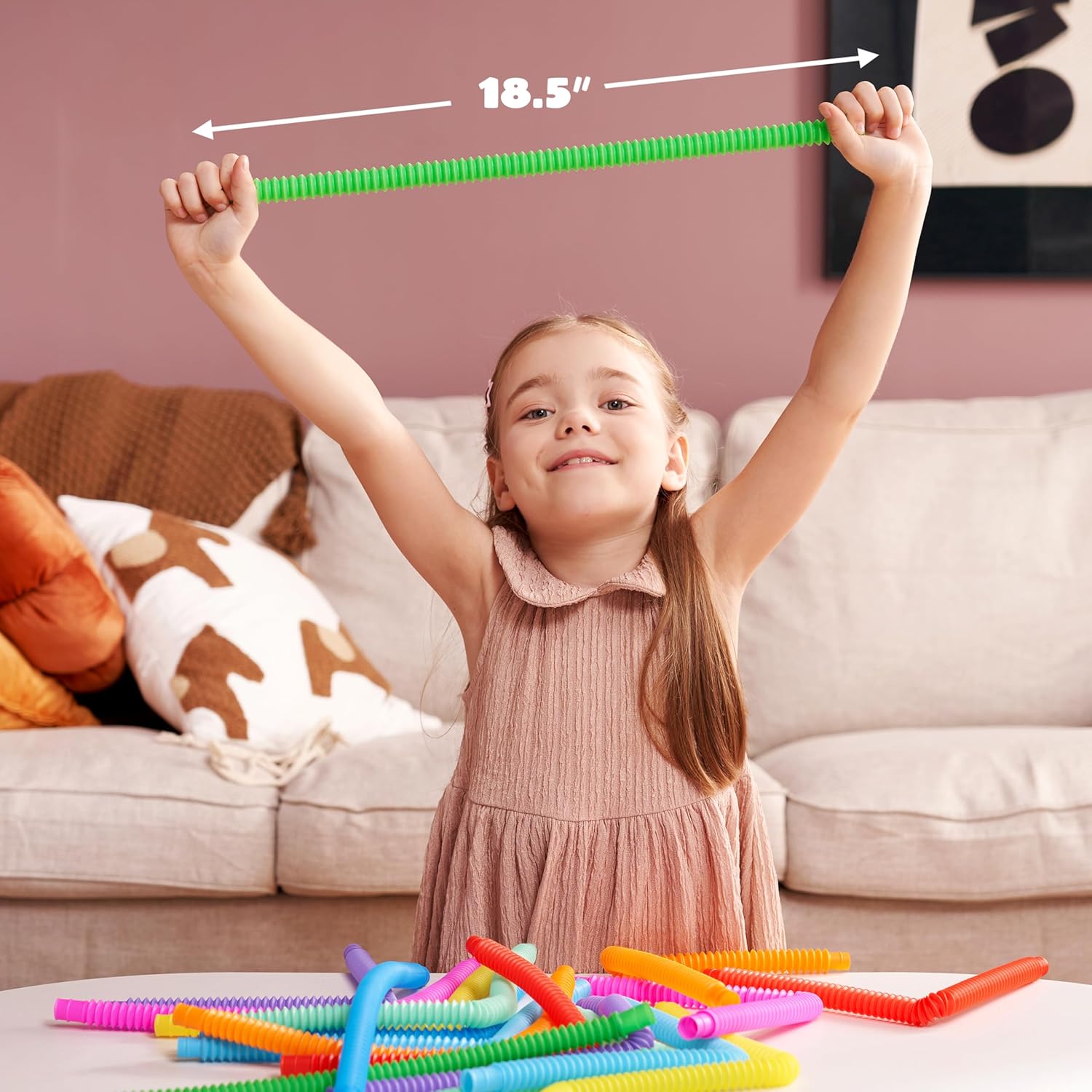 18 Pack Pop Tubes, Sensory Toys