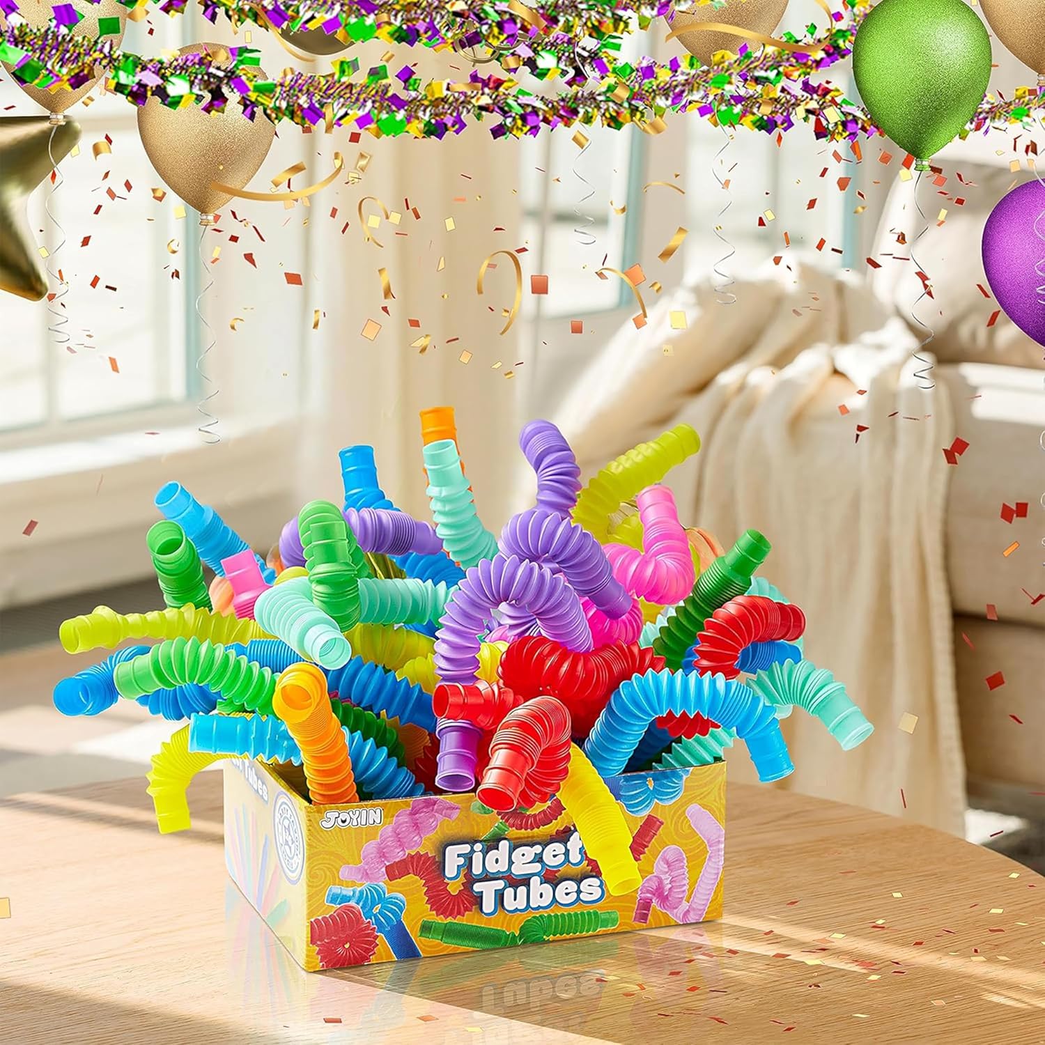 18 Pack Pop Tubes, Sensory Toys