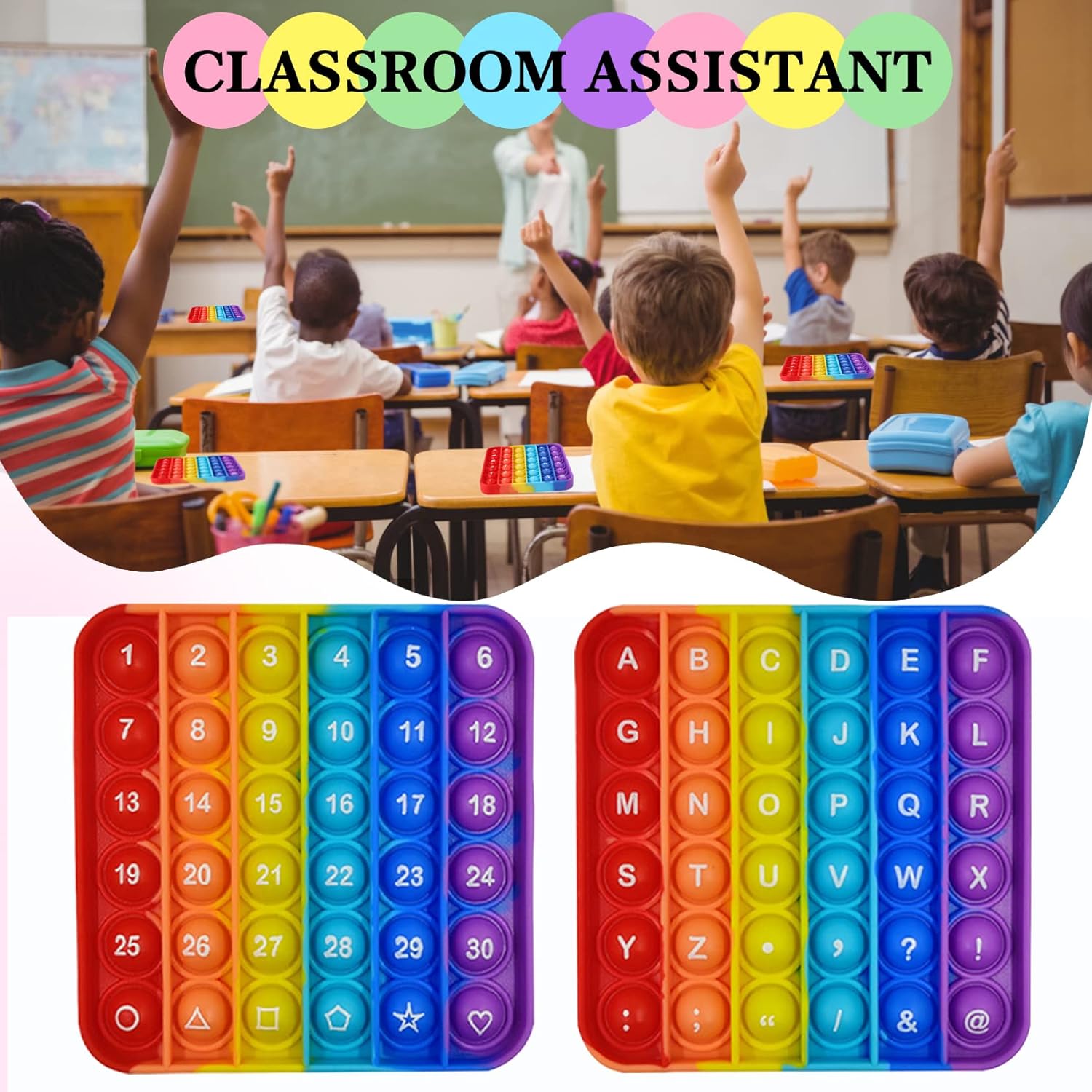2 in 1 Fidget Toys, ABC Learning Toys