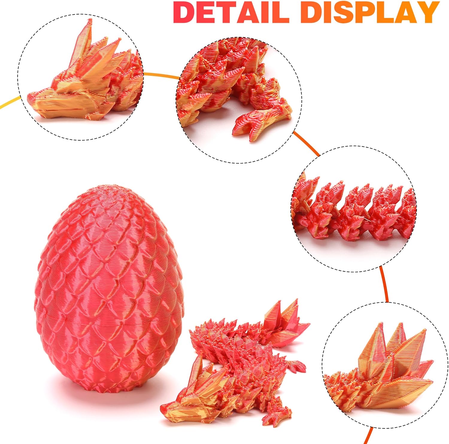 4 Pack 3D Dragon Eggs