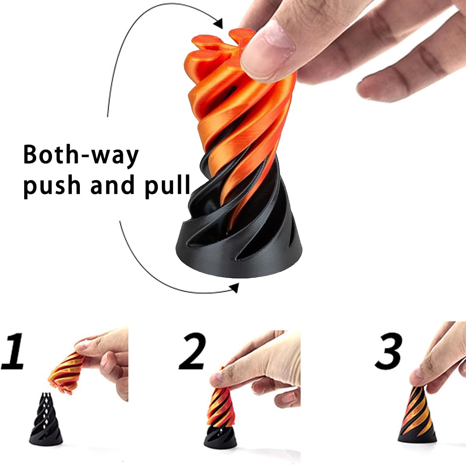 Impossible Cone, Spiral Stress Relief Toy
