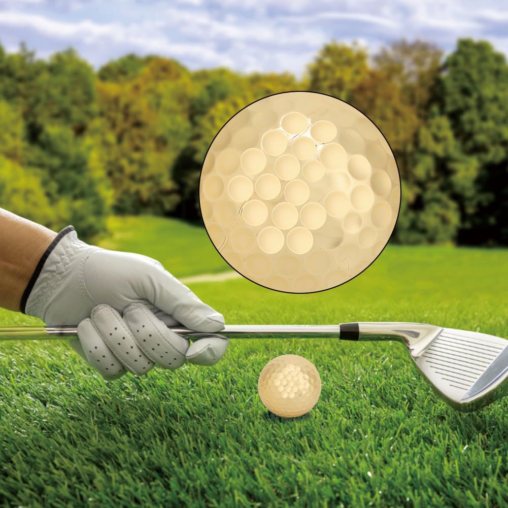 4 Pieces Gold Plated Golf Balls