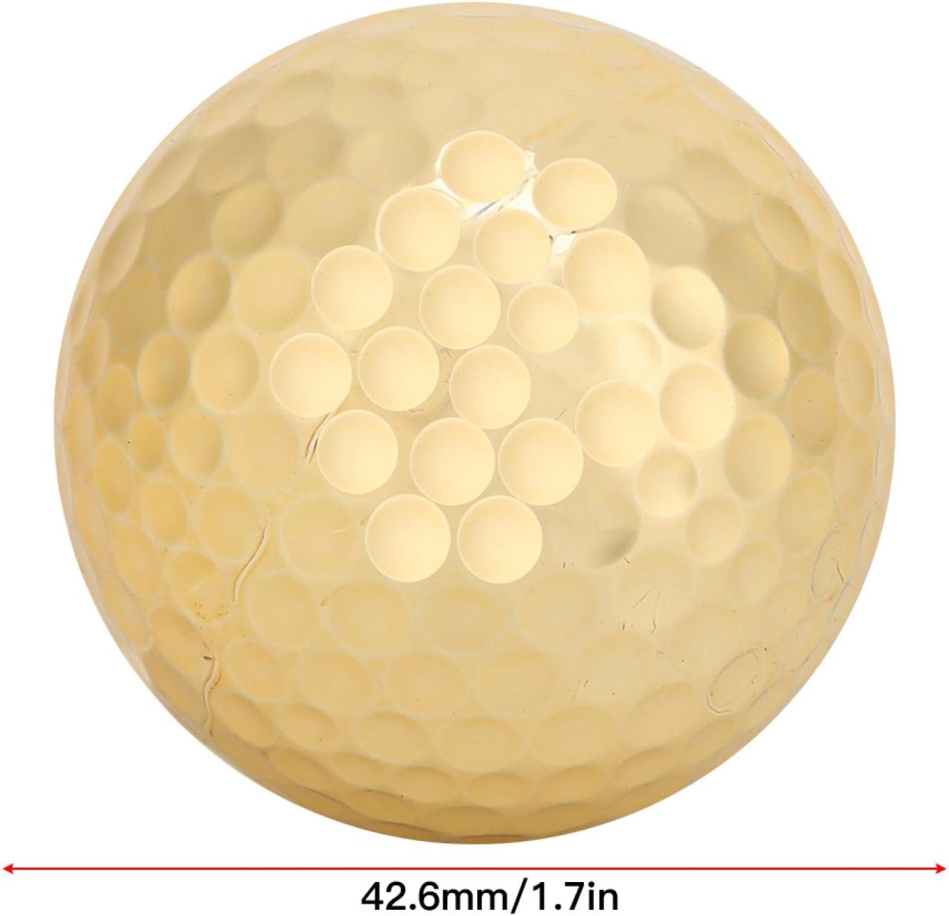 4 Pieces Gold Plated Golf Balls