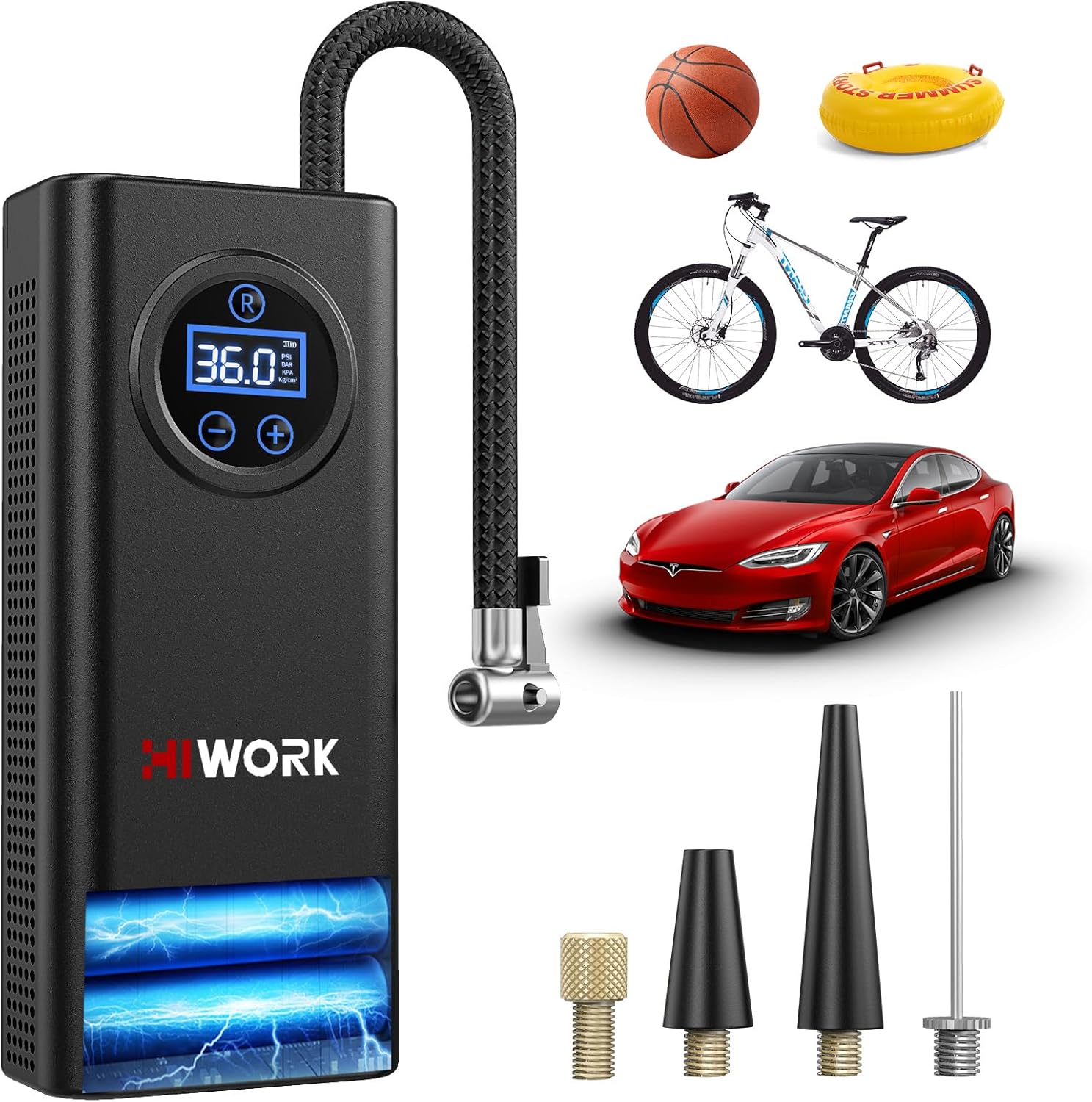 150 PSI 4000 mAh Wireless Tire Inflator