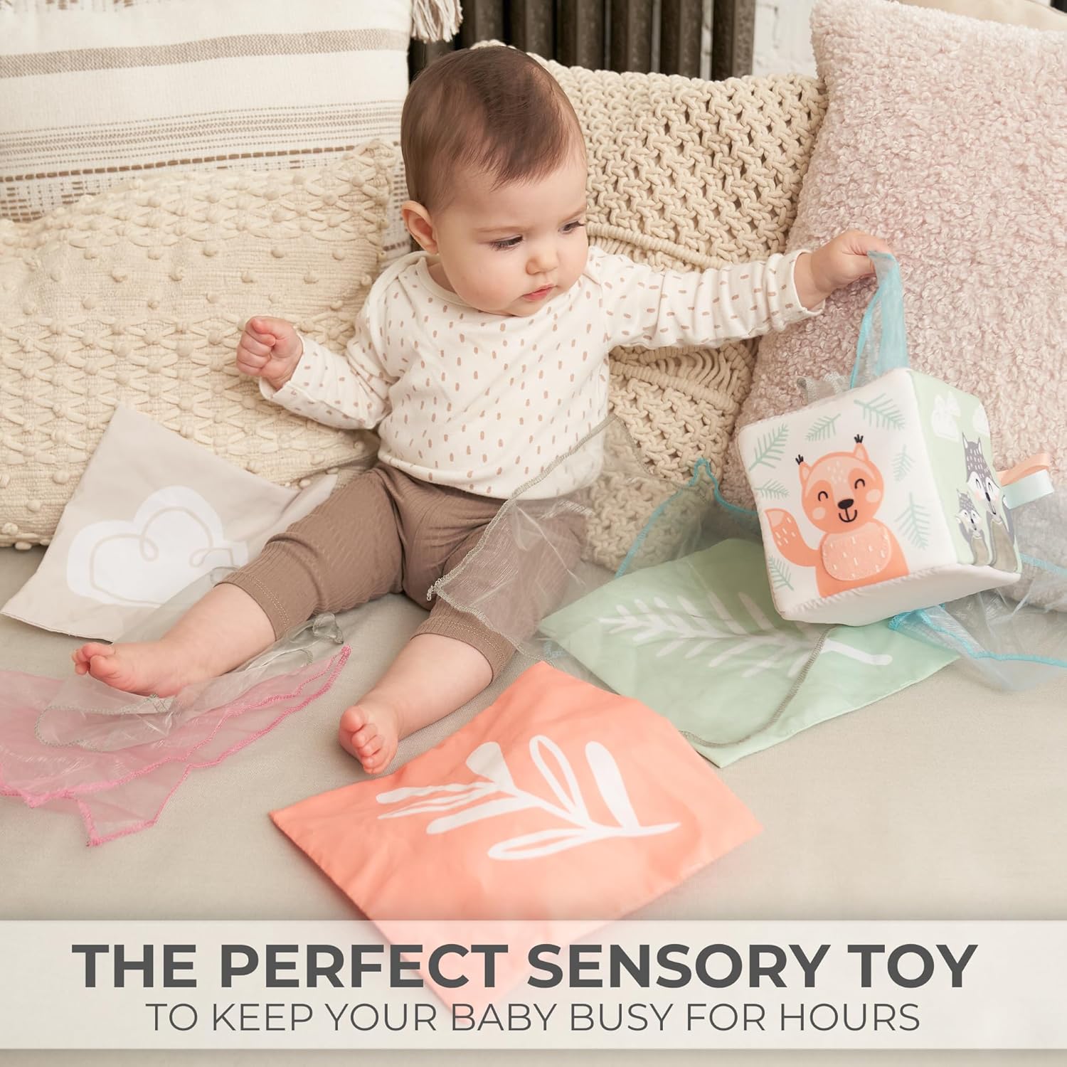 Baby Tissue Box with Mirror