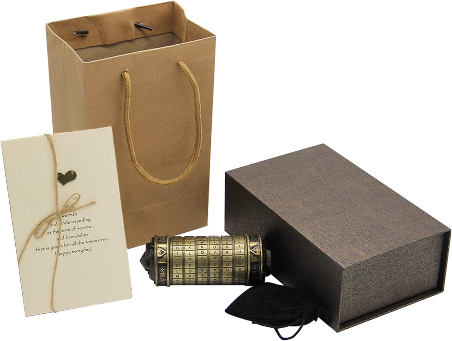 Da Vinci Code Cryptex Puzzle Box, Hidden Compartments