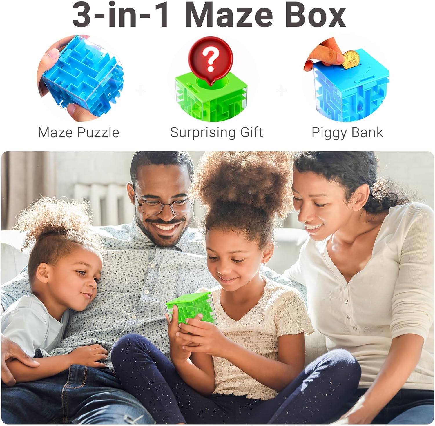 2 Piece Money Maze Puzzle Box