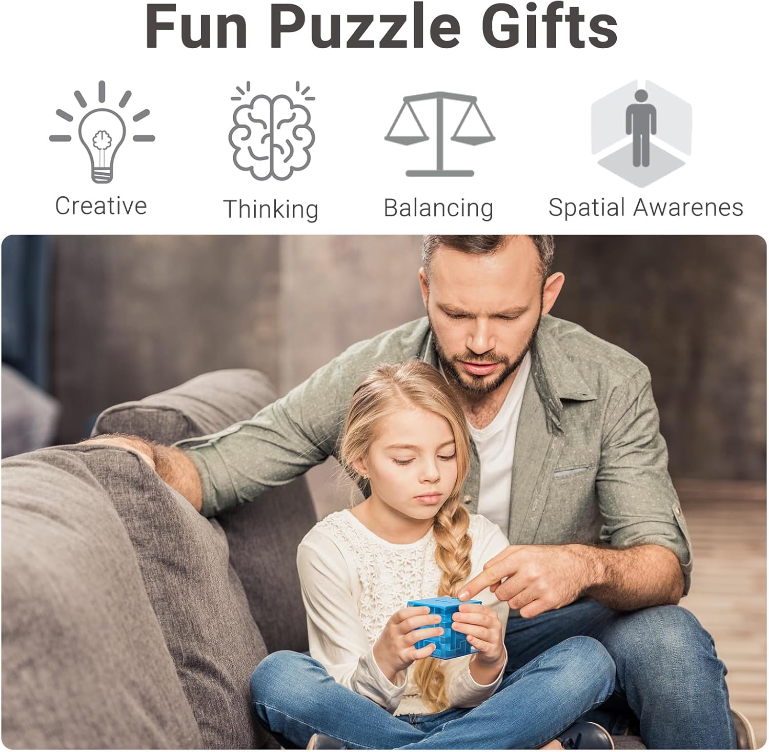 2 Piece Money Maze Puzzle Box