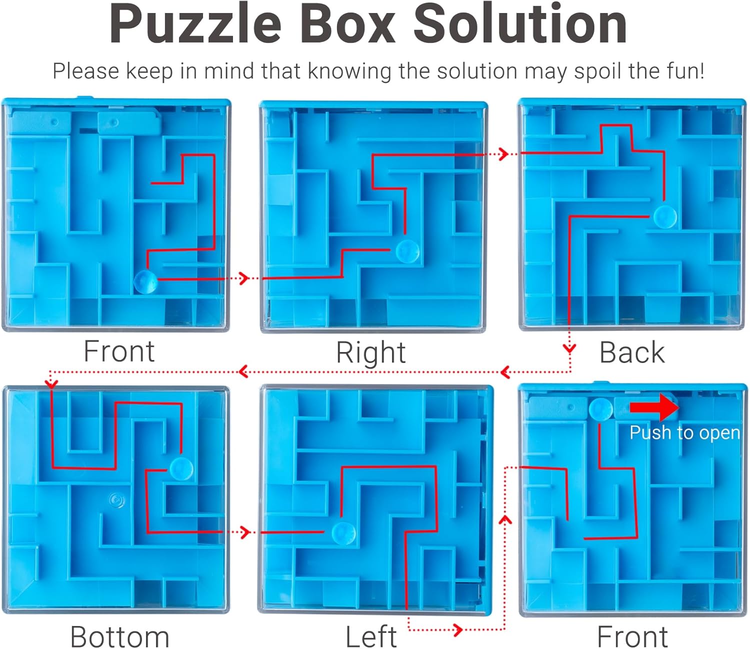 2 Piece Money Maze Puzzle Box