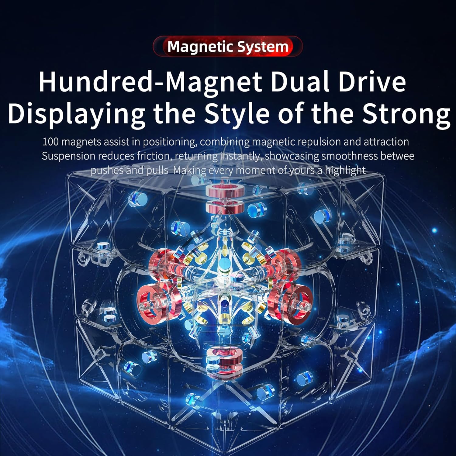 MagLev Sphere Core UV Coated Speed Cubes