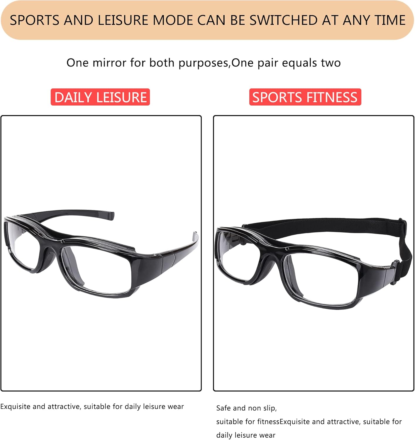 Squash and Racquetball Goggles, Impact Resistant
