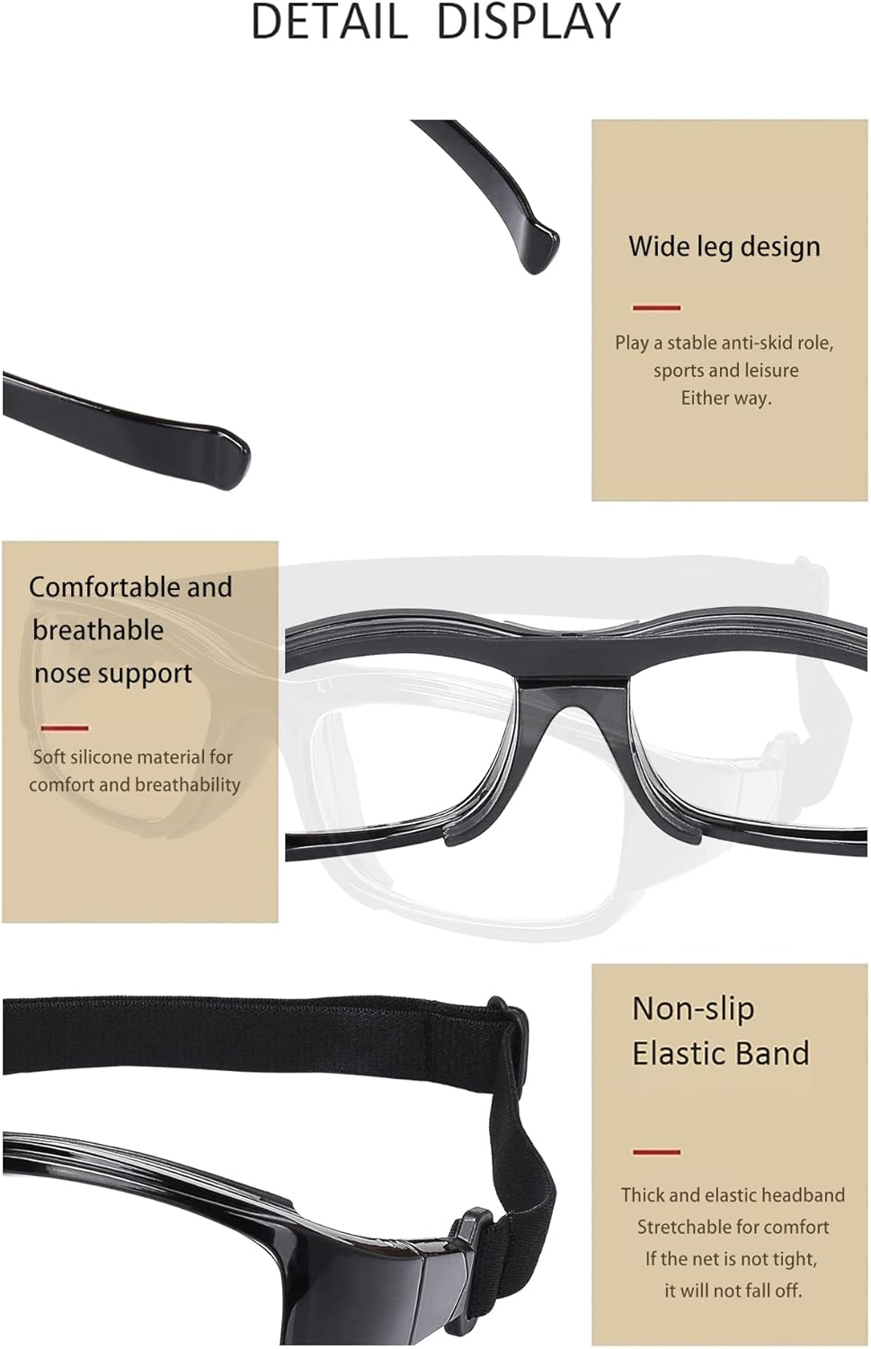 Squash and Racquetball Goggles, Impact Resistant