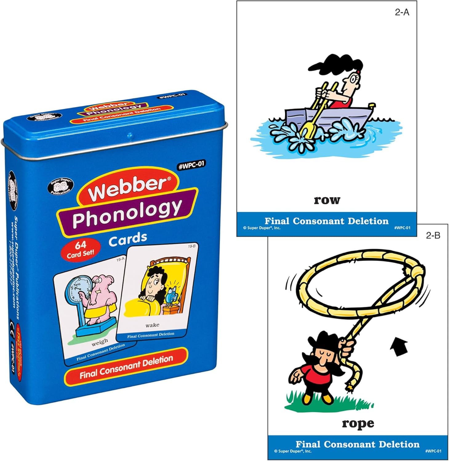 Illustrated Phonics Final Consonant Deletion Cards