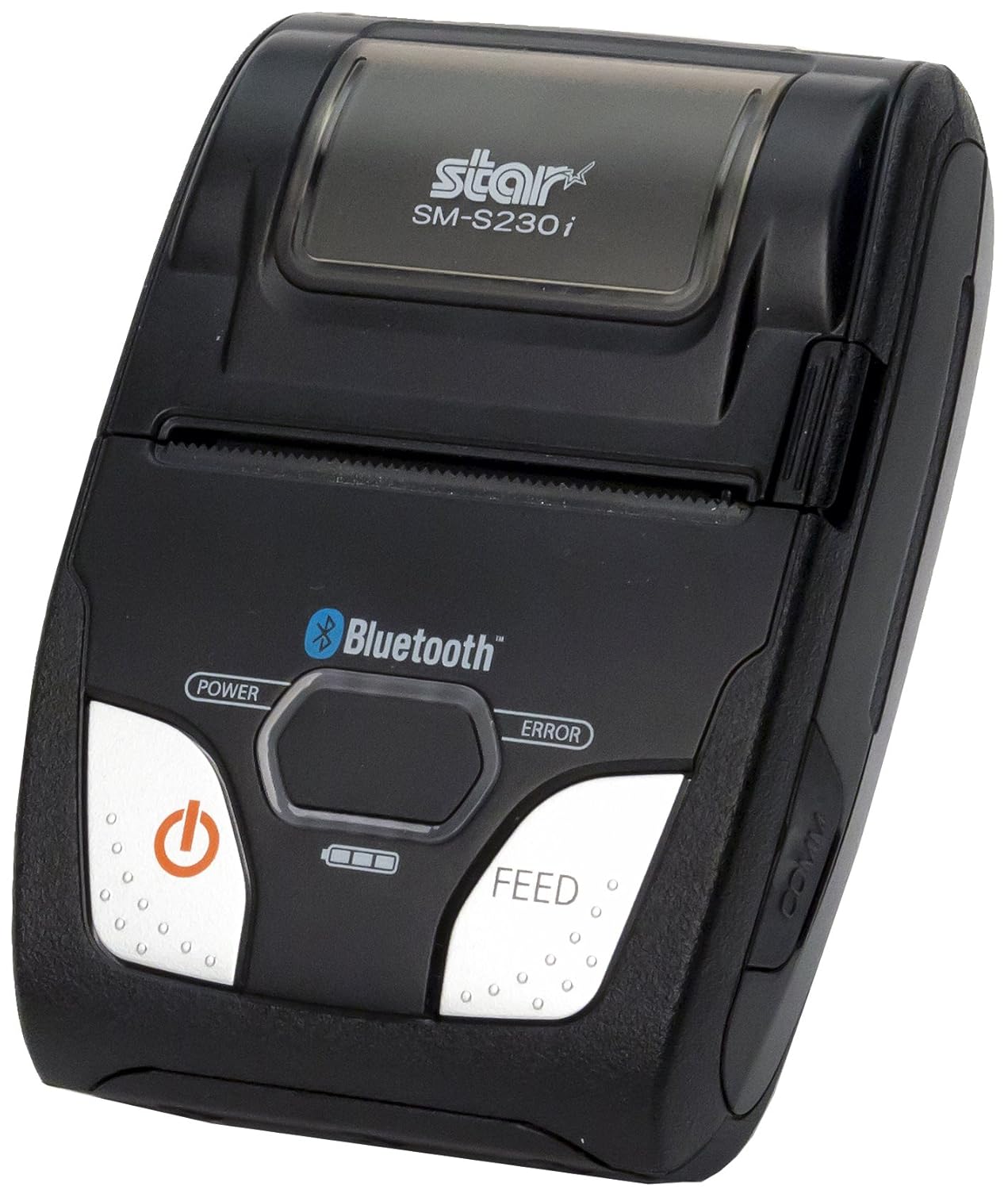 Small Portable Bluetooth/USB Receipt Printer with Tear Strip - Supports iOS, Android, Windows