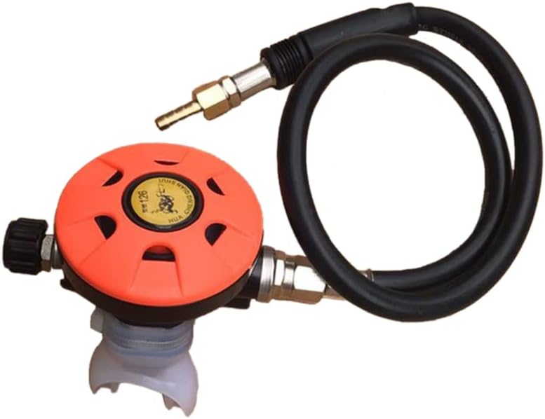 Orange Scuba Regulator, Second Stage with Mouthpiece