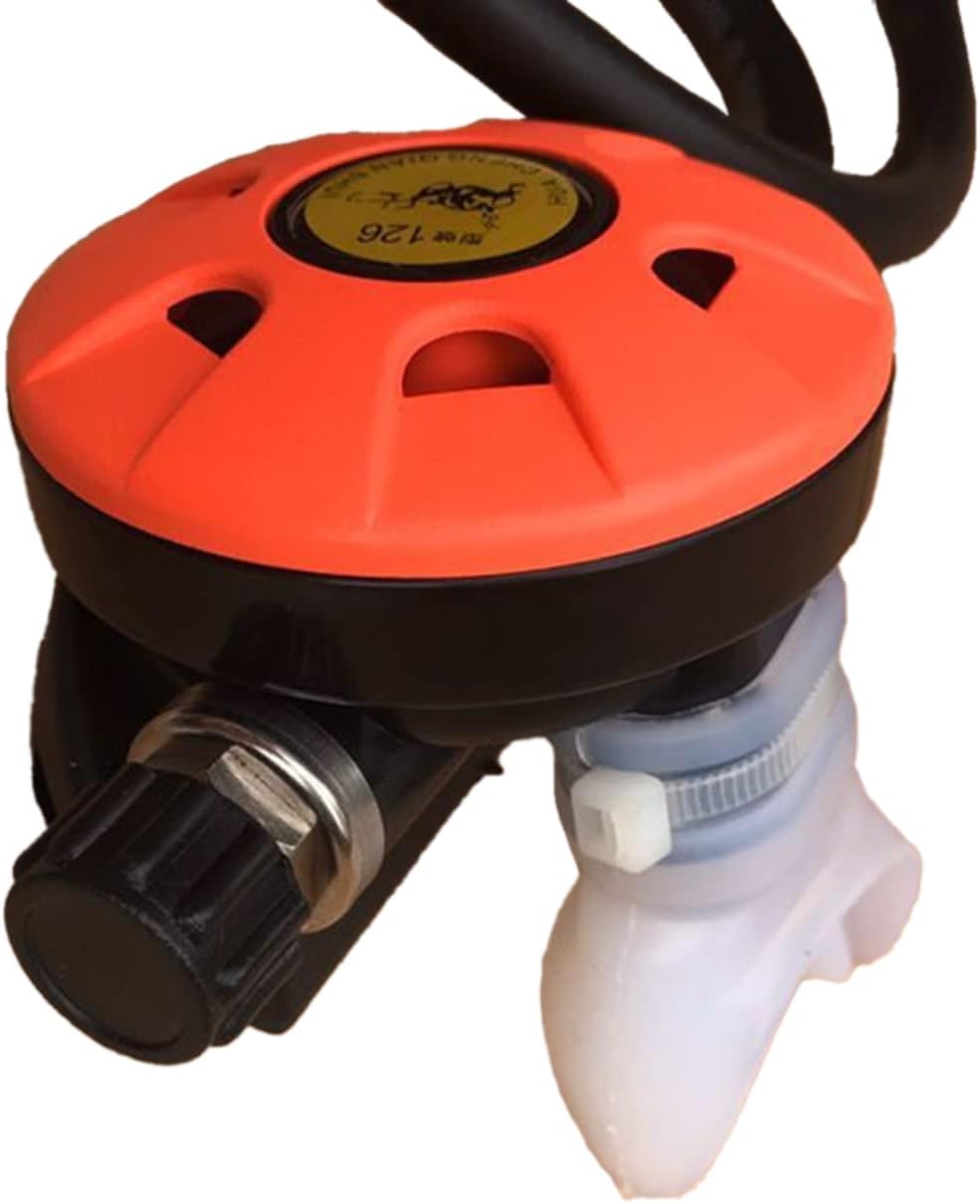Orange Scuba Regulator, Second Stage with Mouthpiece