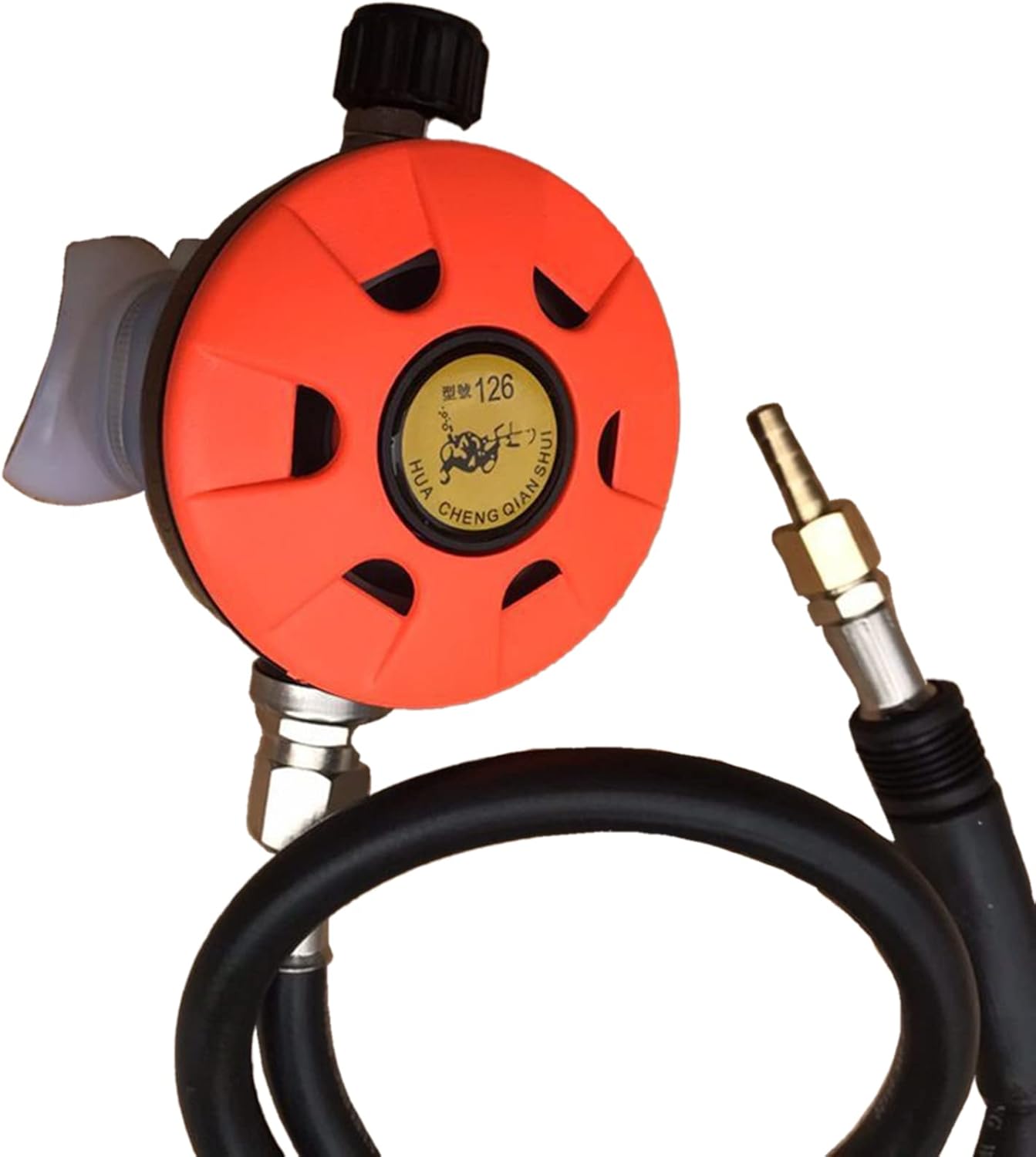 Orange Scuba Regulator, Second Stage with Mouthpiece