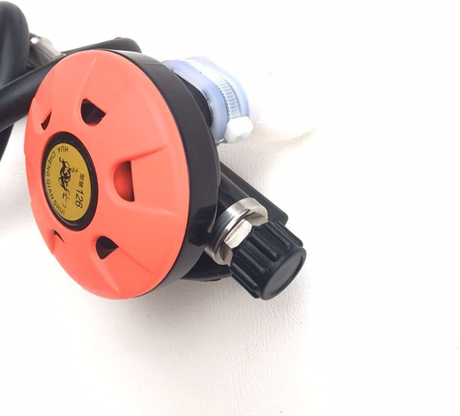 Orange Scuba Regulator, Second Stage with Mouthpiece