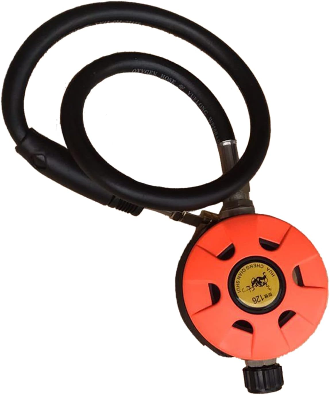 Orange Scuba Regulator, Second Stage with Mouthpiece