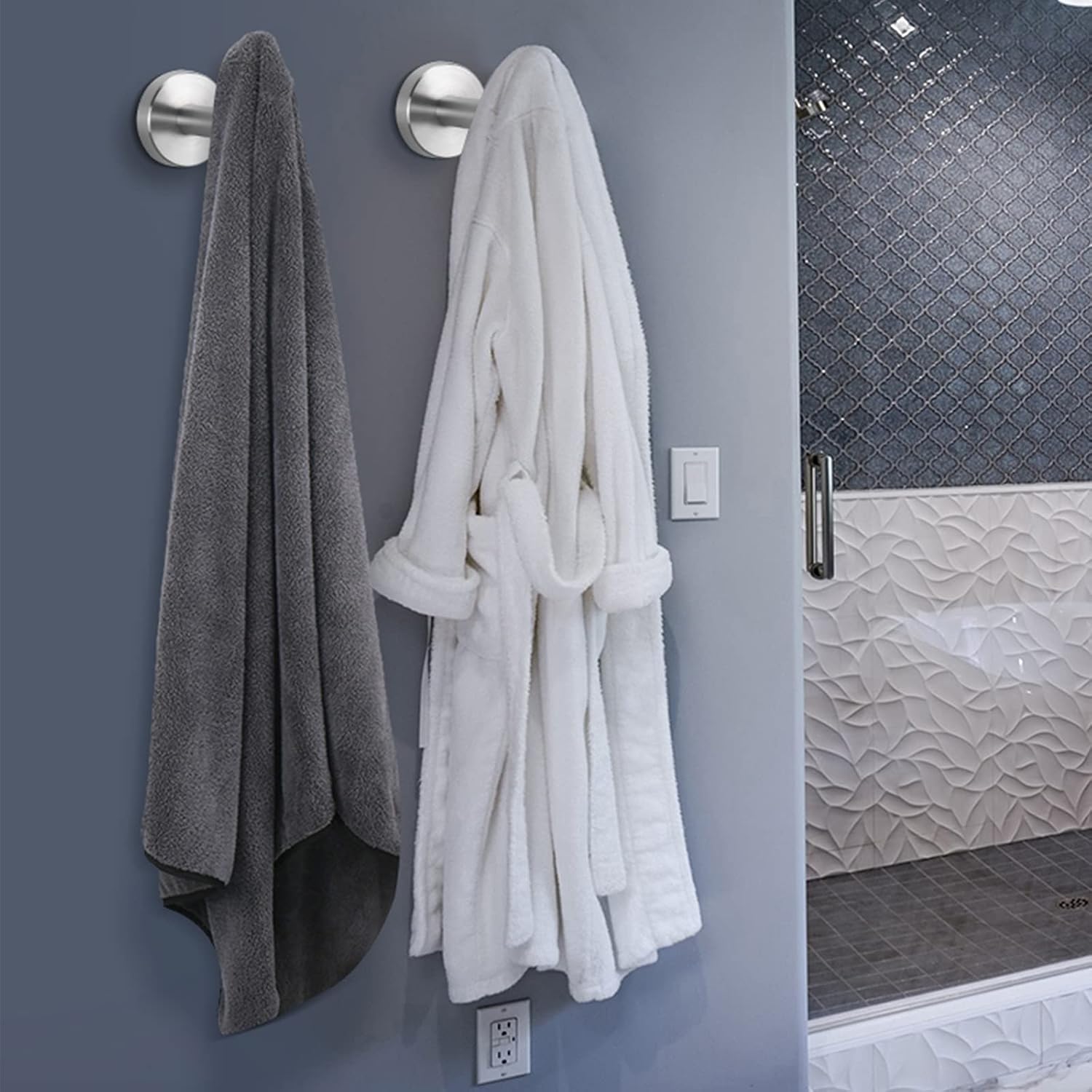 4 Piece Bath Towel Hooks