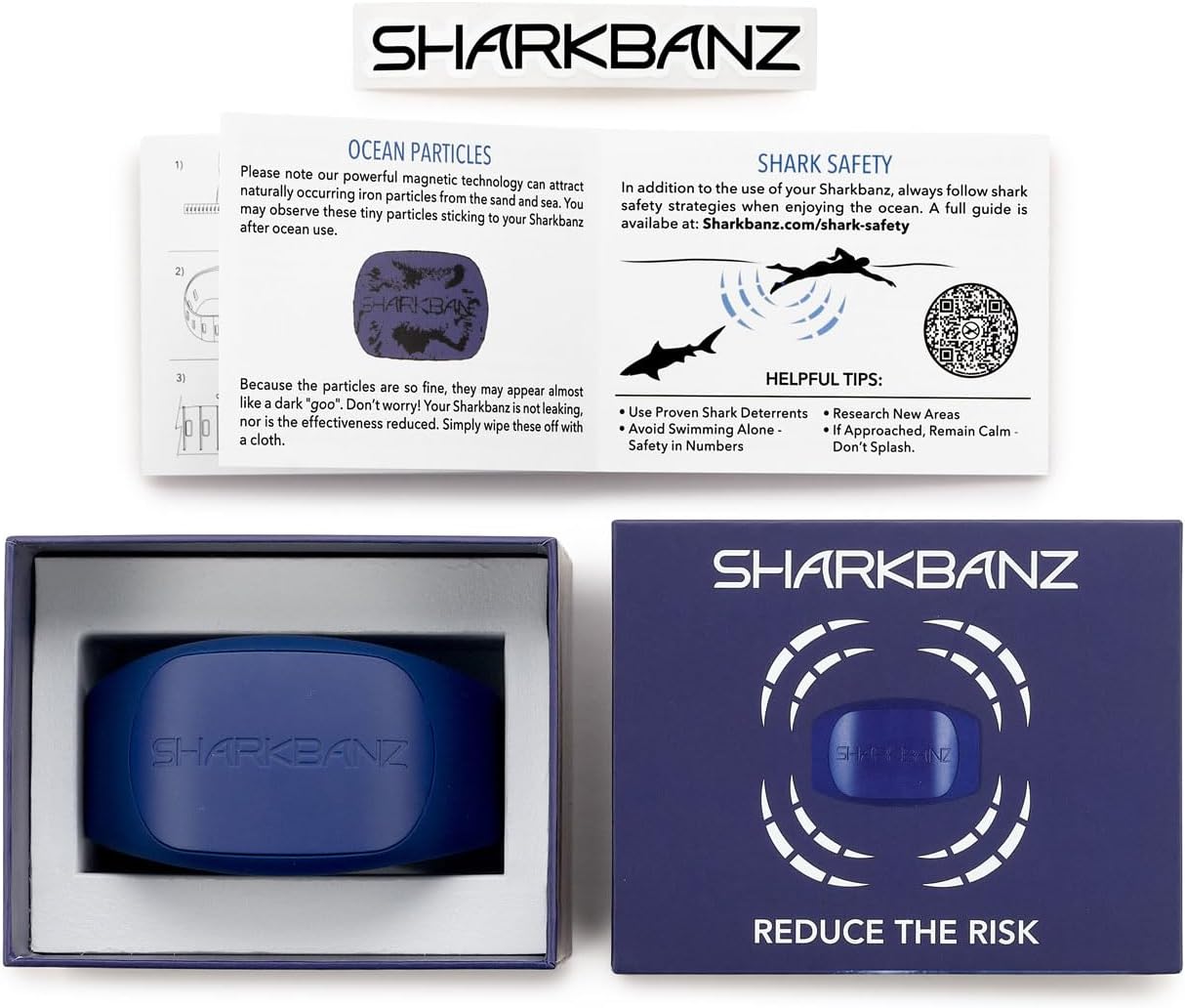 2 Magnetic Shark Repellent Straps for Ocean Sports