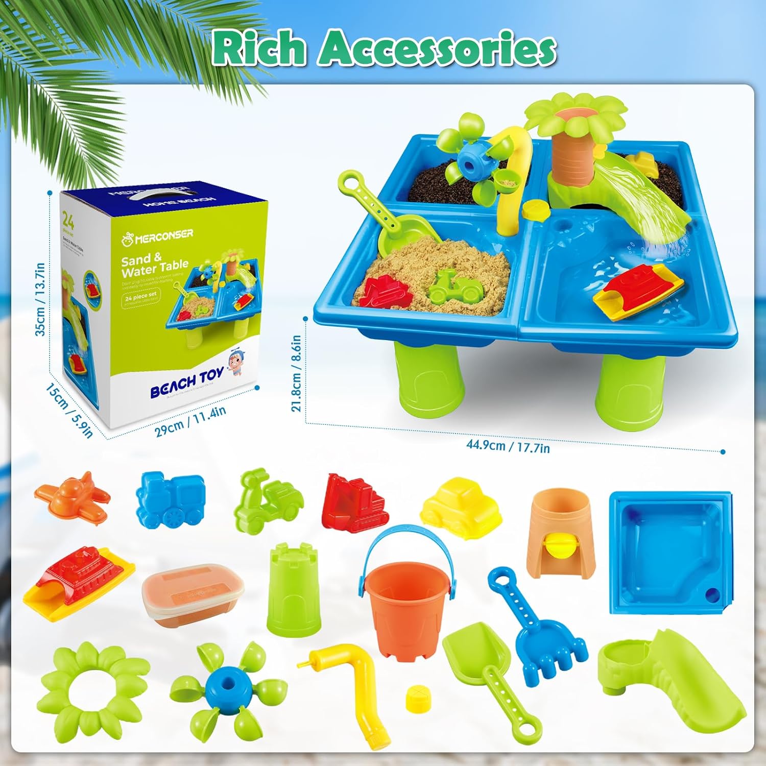 Toddler Winter Snow Table, 4 in 1