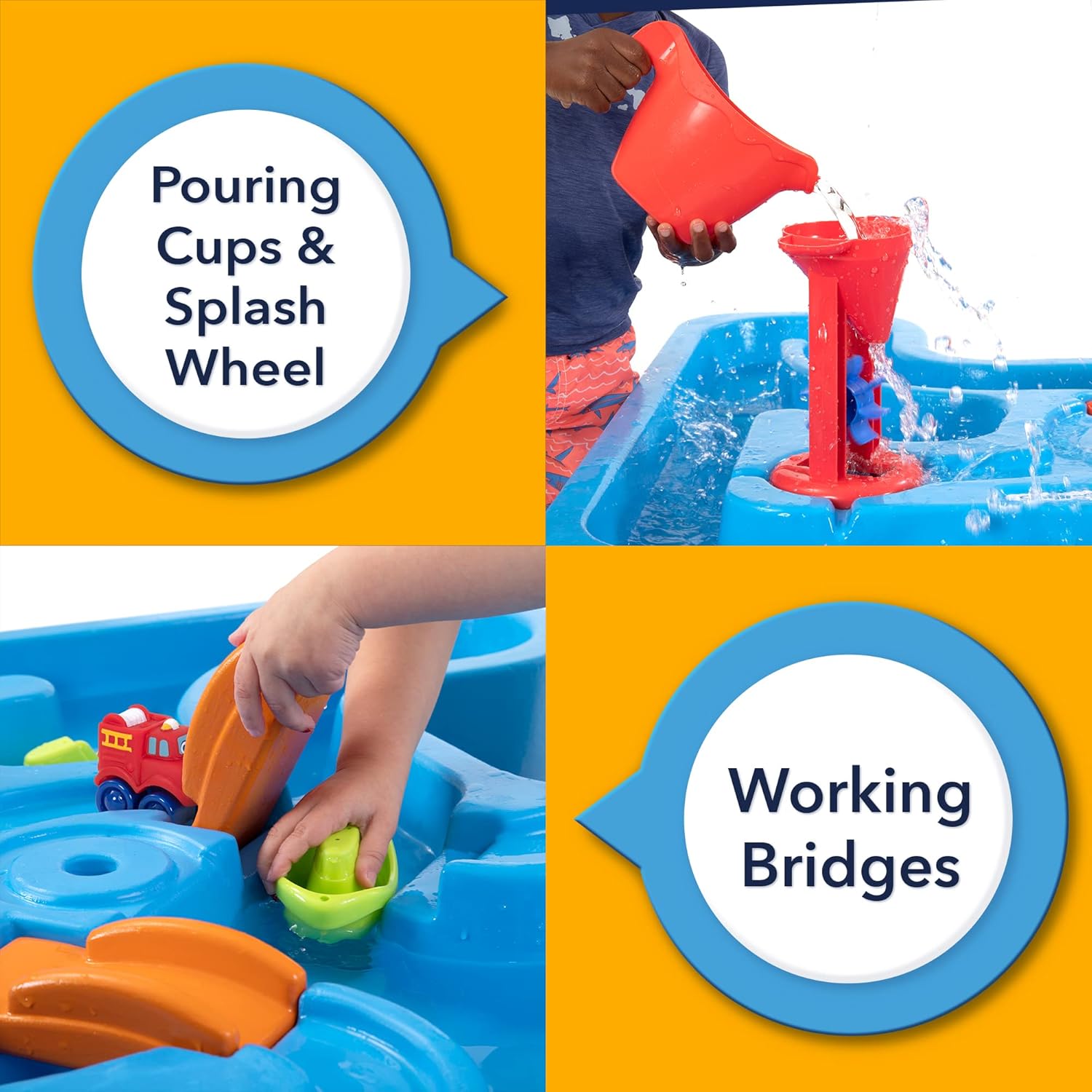 Big River & Roads Water Play Table