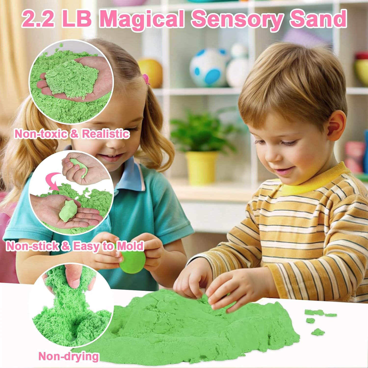 Vextronic Pet Sensory Box, Sand Box with Lid