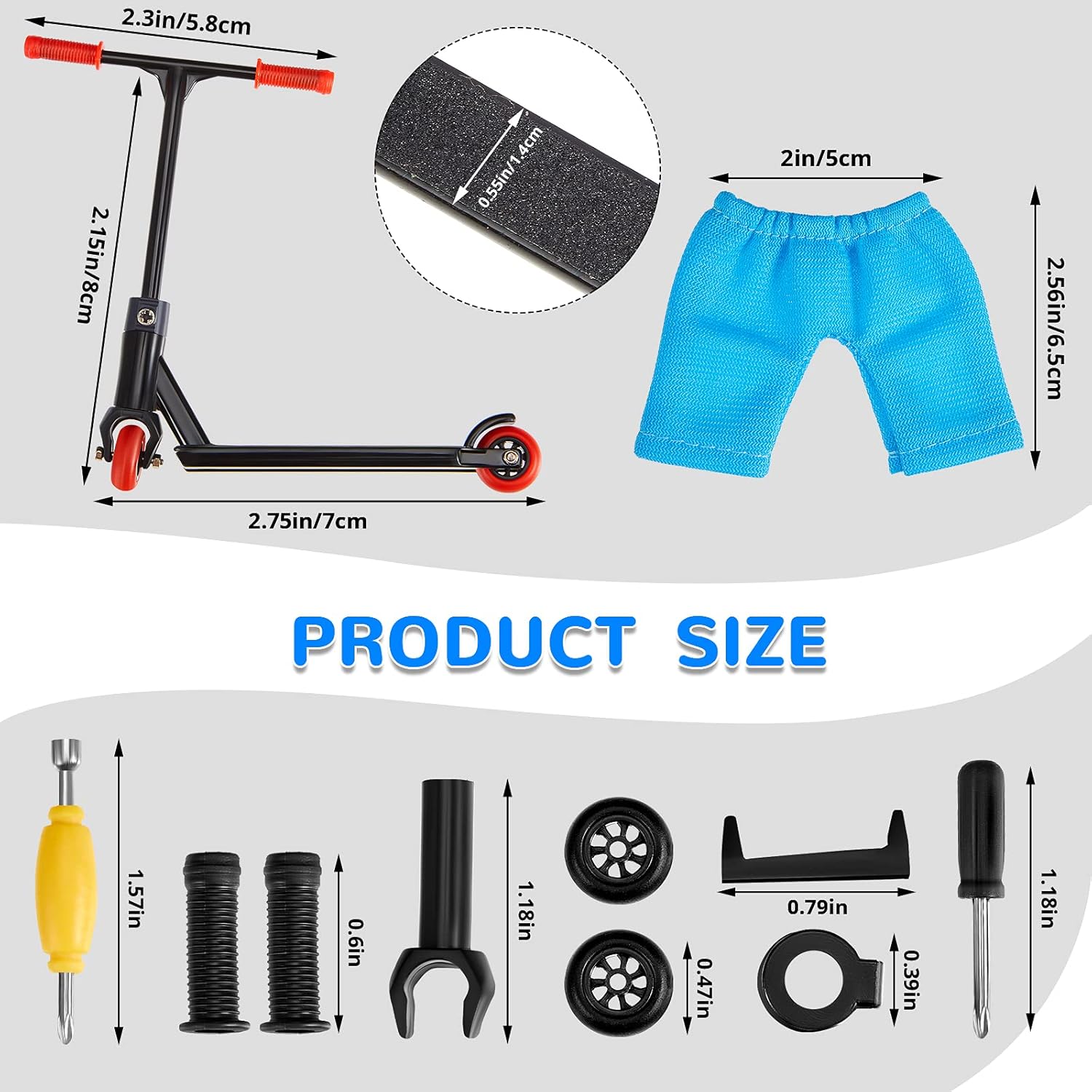 Finger Scooter Set with Tools