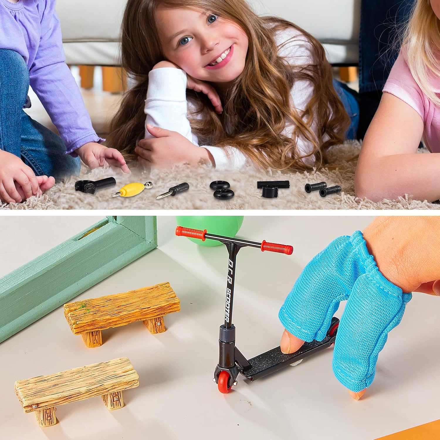 Finger Scooter Set with Tools