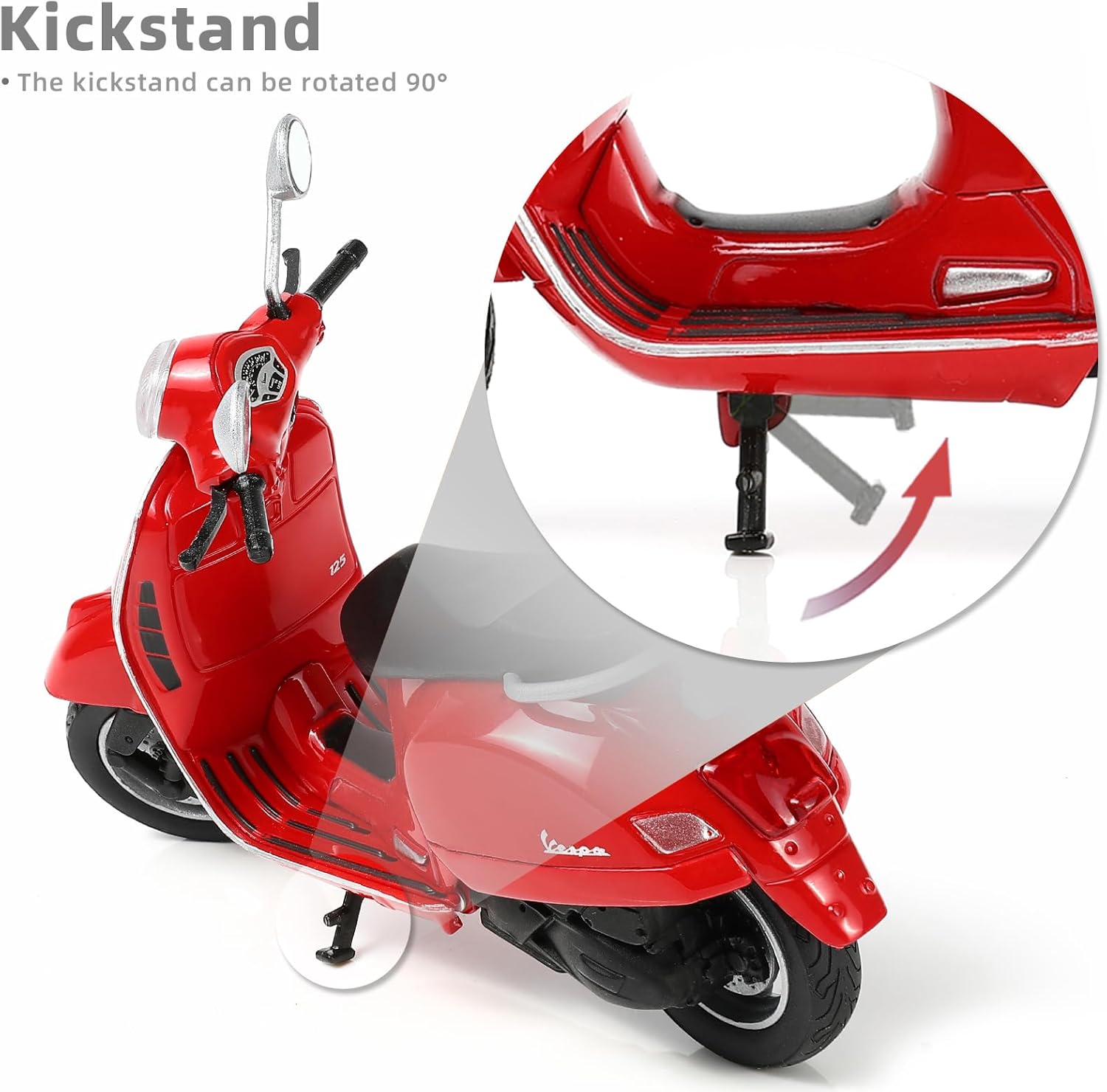 1/18 Scale Vespa GTS 125CC Model