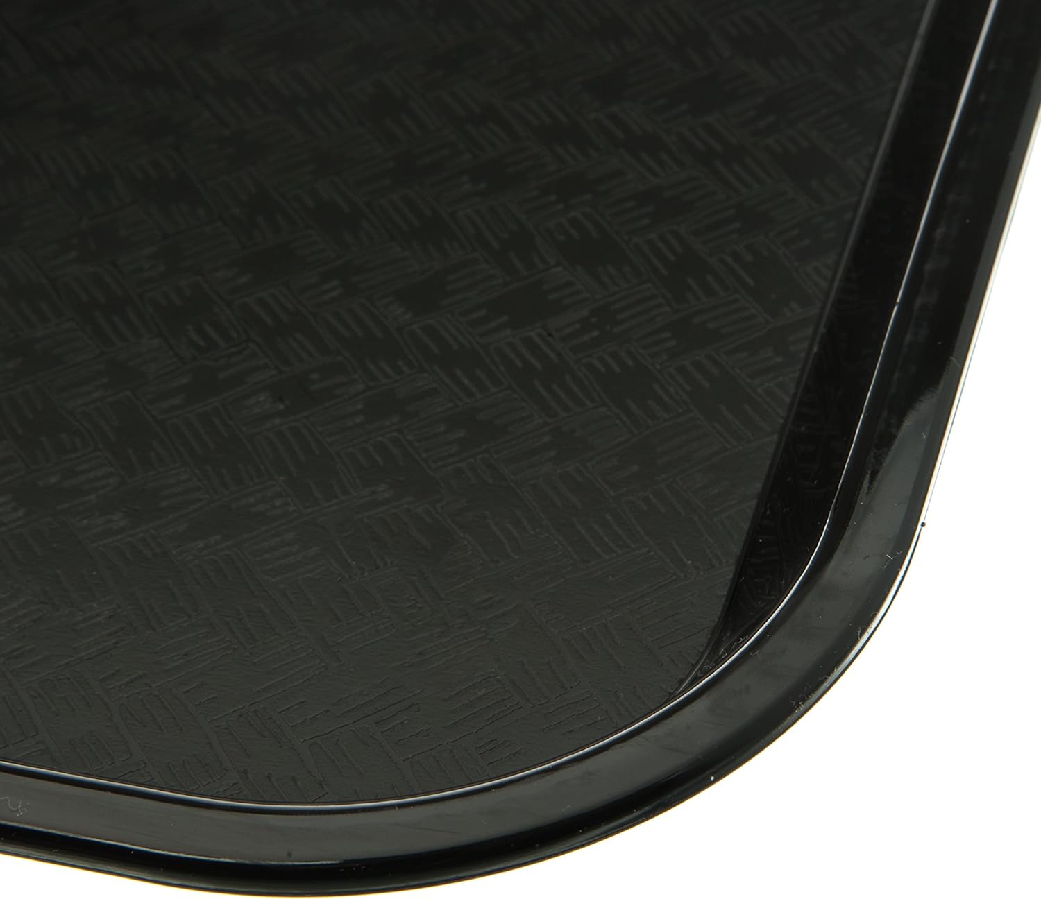 Carlisle CT141803 Cafe 14" x 18" Black Standard Plastic Fast Food Tray