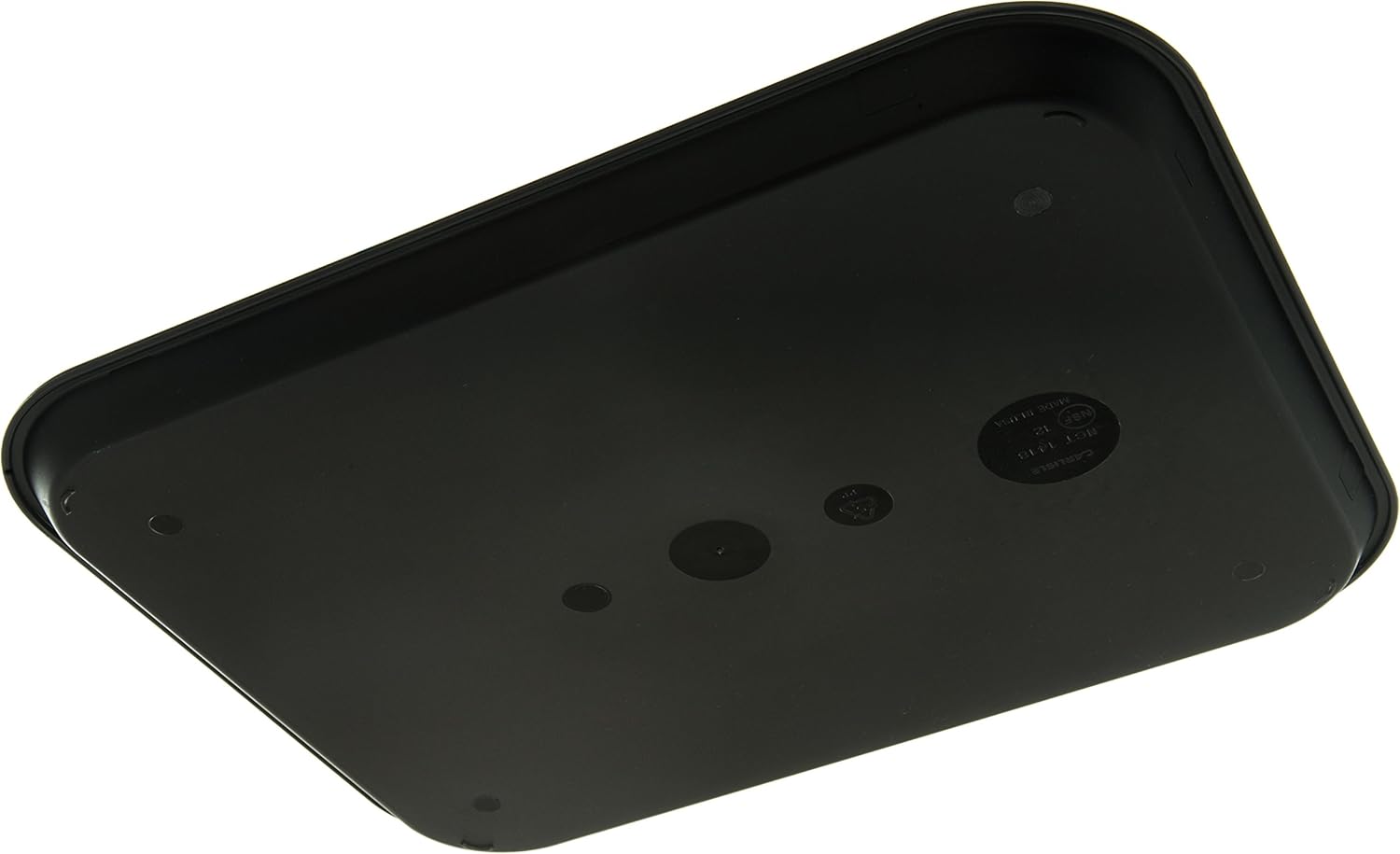 Carlisle CT141803 Cafe 14" x 18" Black Standard Plastic Fast Food Tray