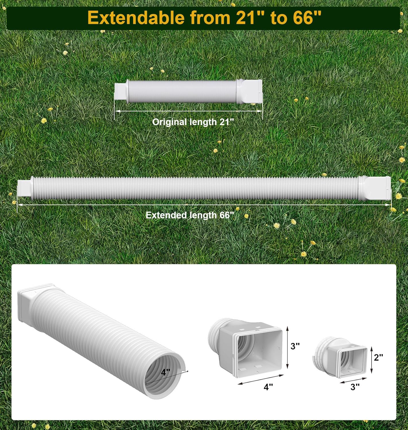 21-66 inch Lower Nozzle Extension