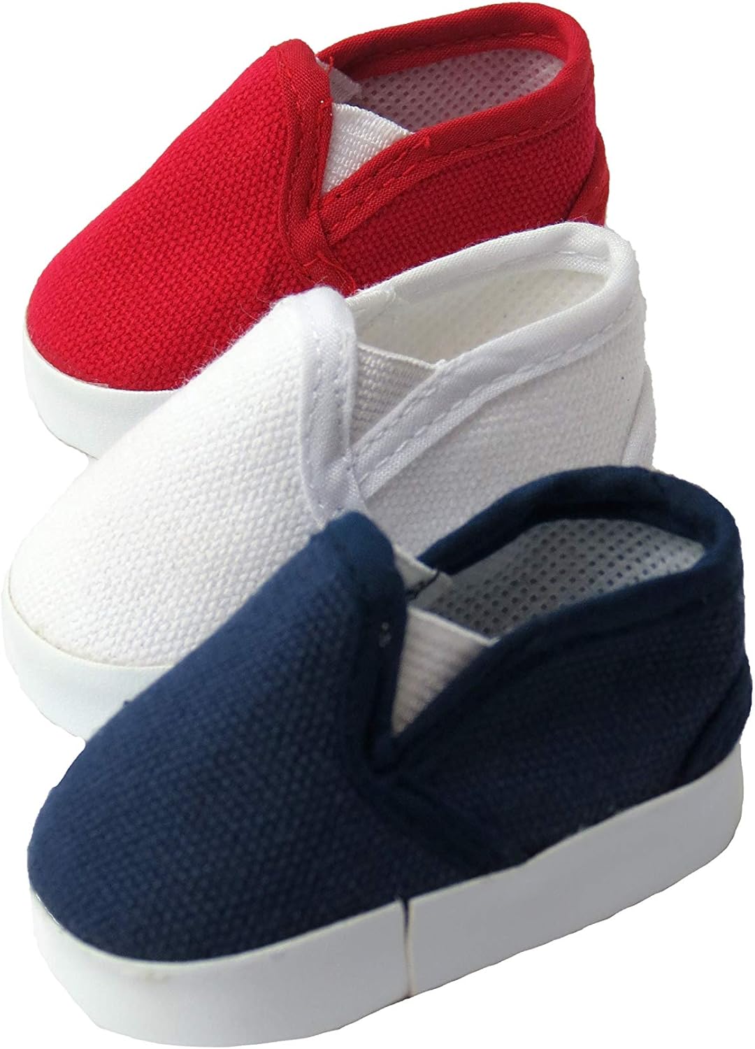 Red, White and Blue Canvas Stirrups