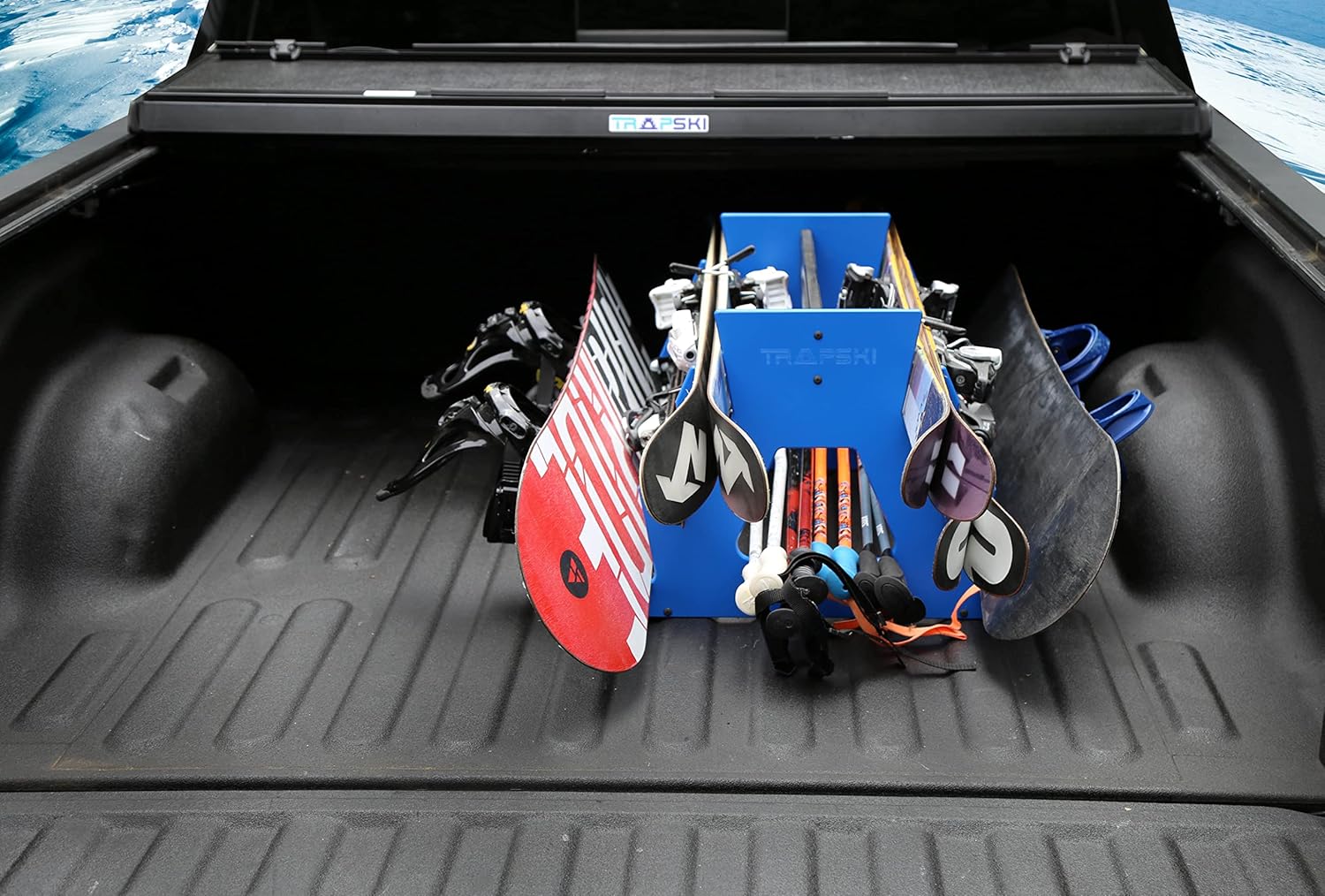 Custom 6 Pack Black Ski Racks