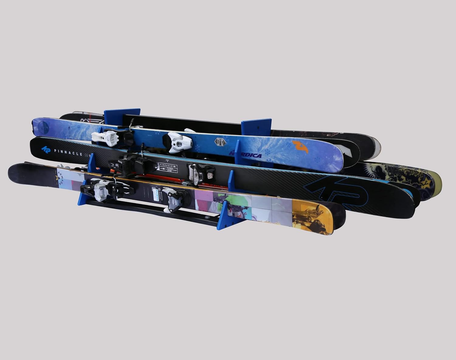 Custom 6 Pack Black Ski Racks